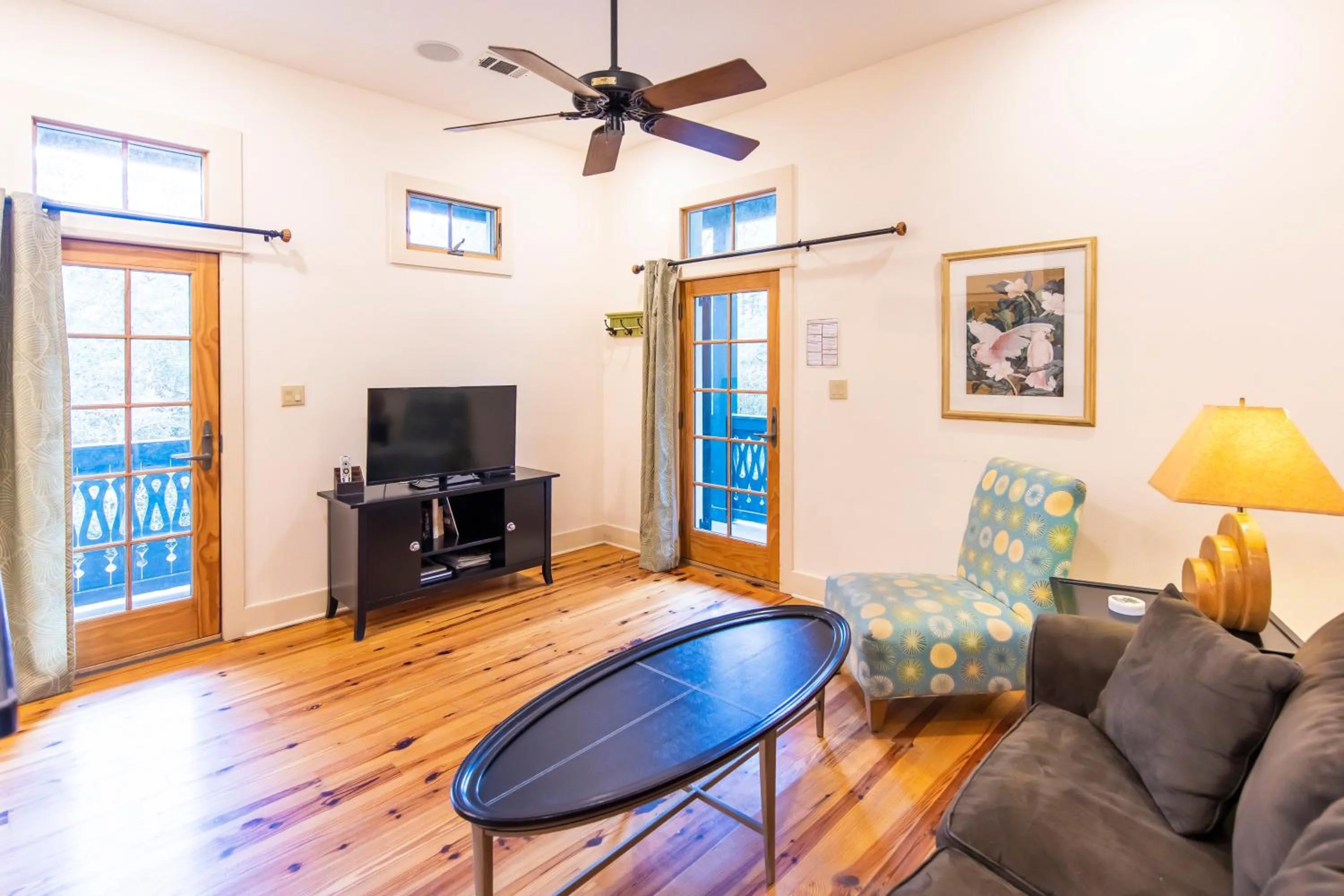 Living room in Hibiscus Coffee & Guesthouse