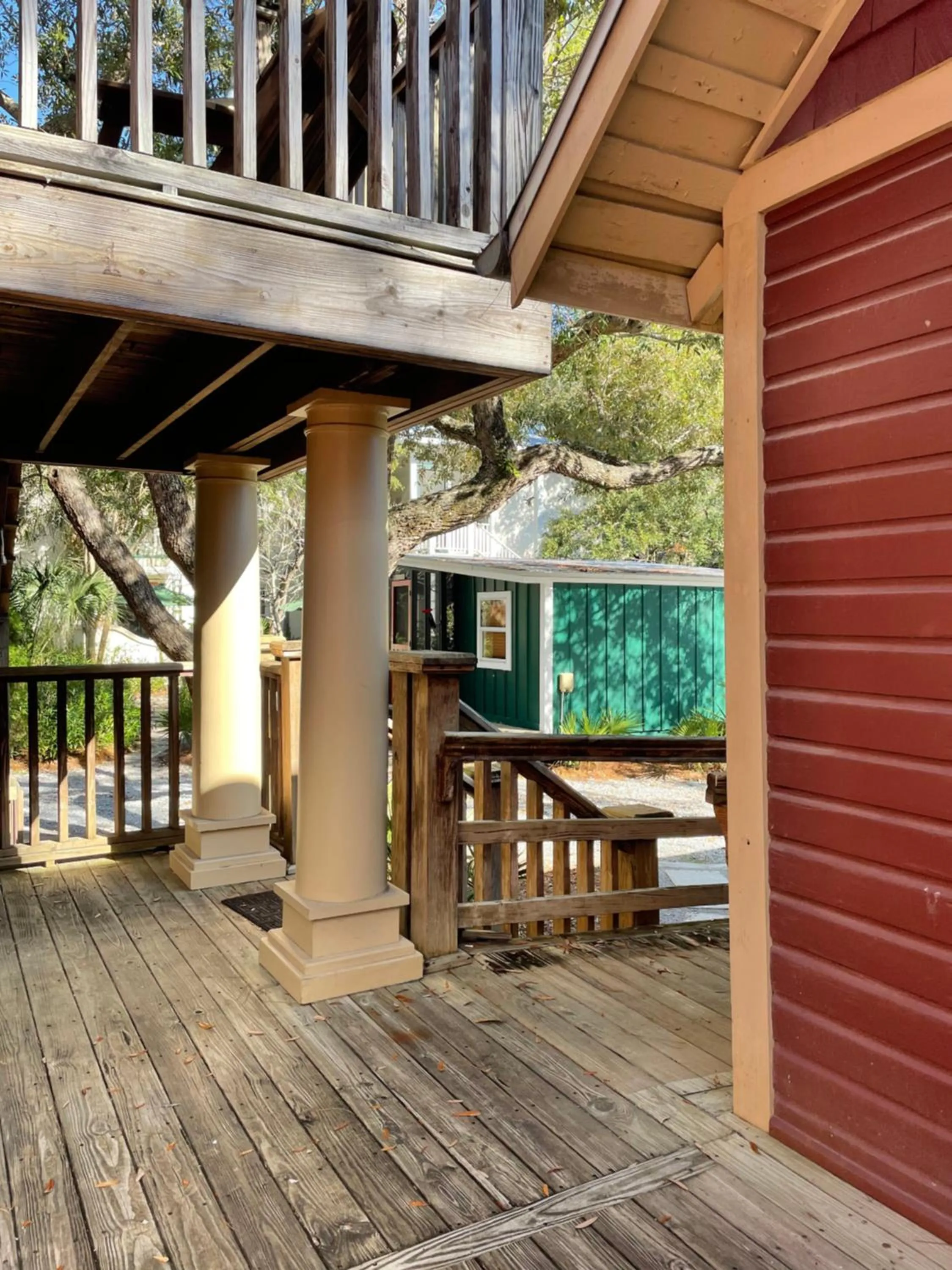 Patio in Hibiscus Coffee & Guesthouse
