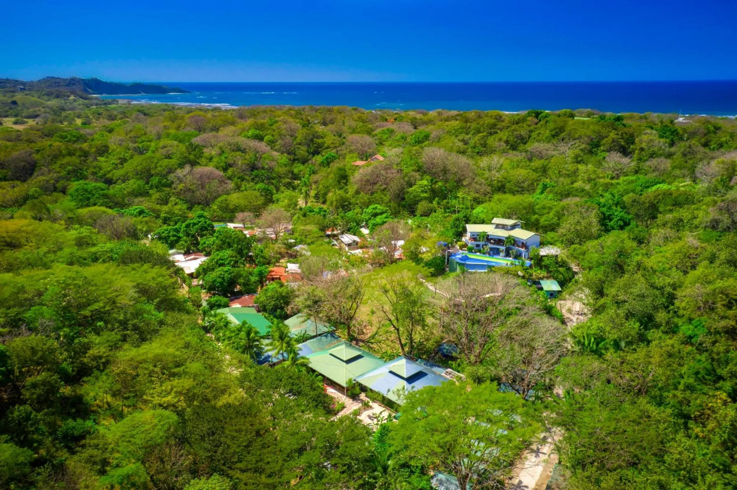 Bird's eye view in Jungles Edge Hotel, Jiu Jitsu, Muay Thai Retreat Center