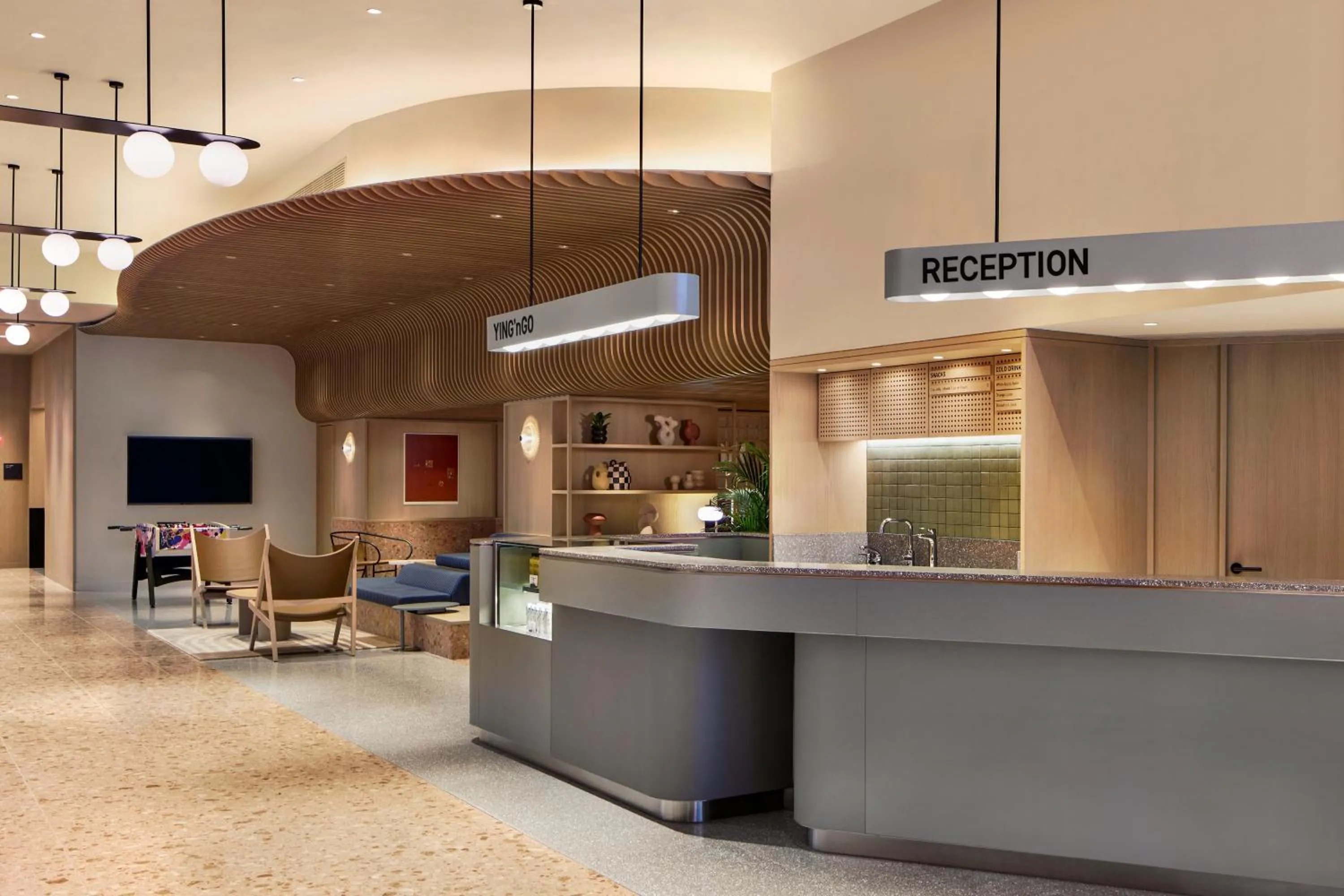 Lobby or reception in Ying'nFlo, Wesley Admiralty, Hong Kong