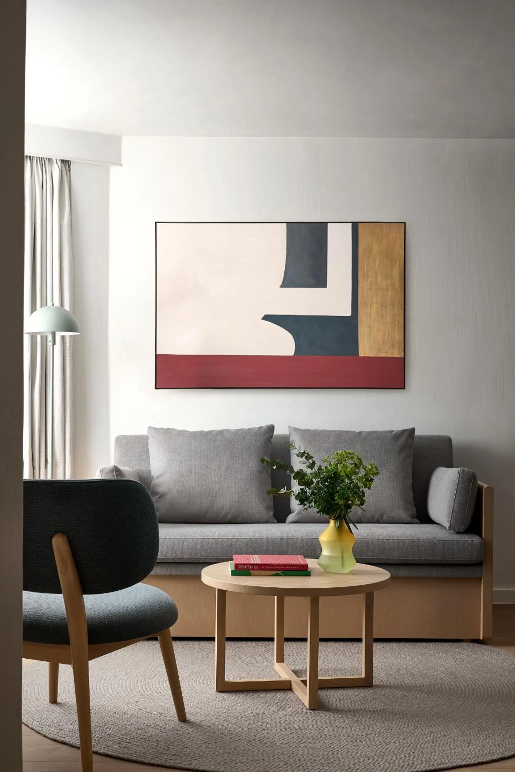 Seating area in Ying'nFlo, Wesley Admiralty, Hong Kong