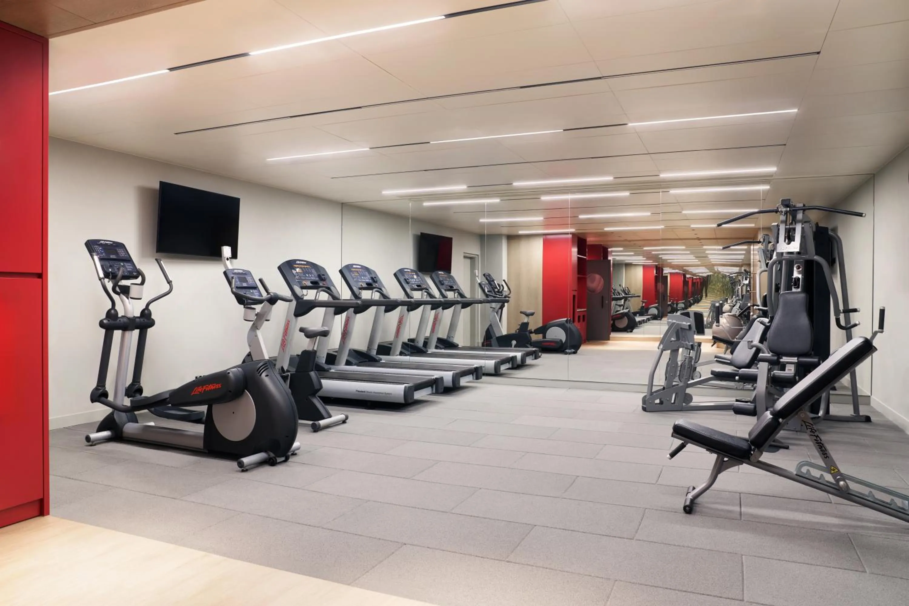 Fitness centre/facilities in Ying'nFlo, Wesley Admiralty, Hong Kong