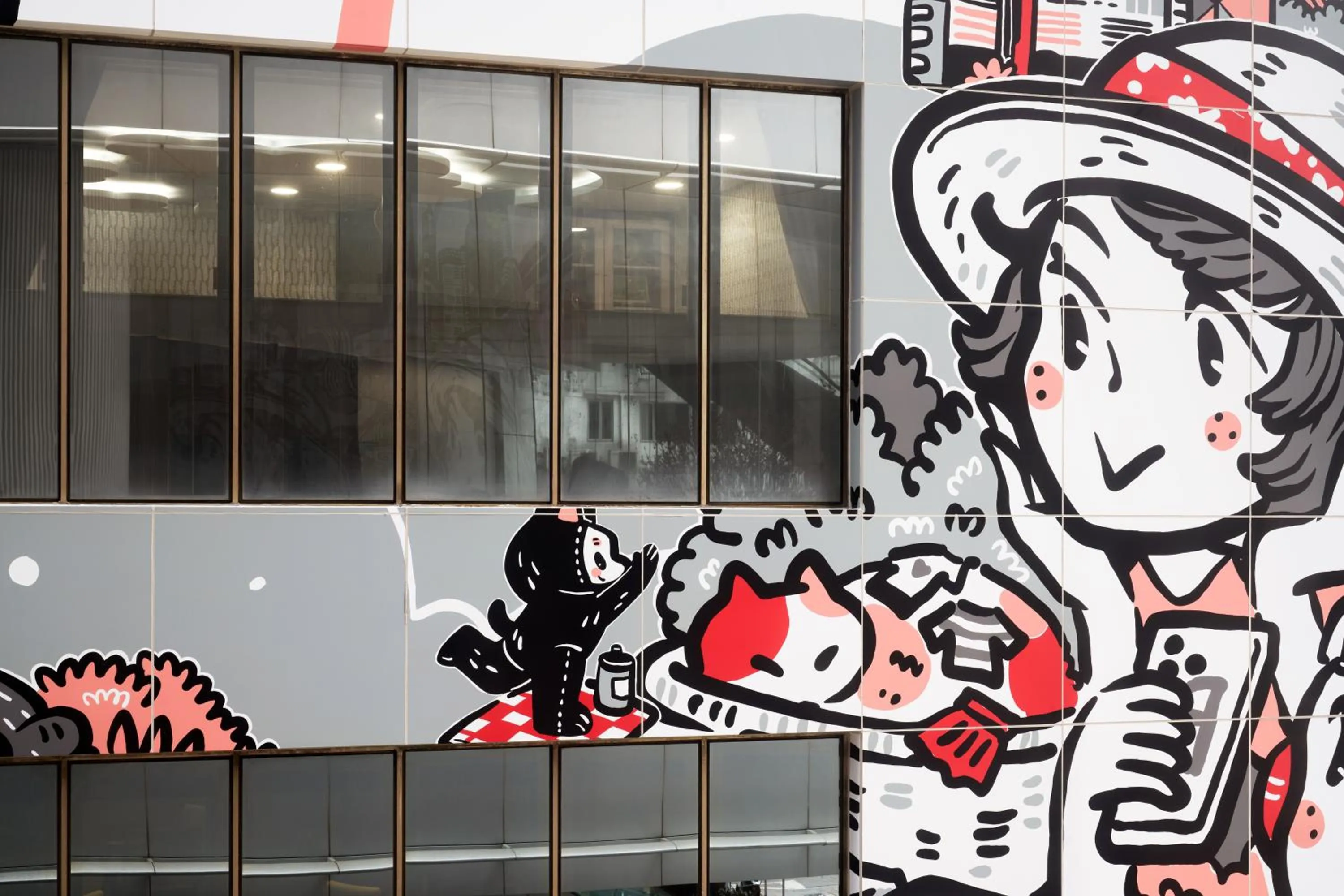 Property building in Ying'nFlo, Wesley Admiralty, Hong Kong