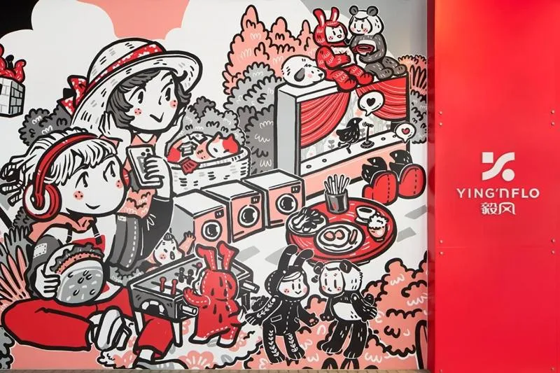 Property building in Ying'nFlo, Wesley Admiralty, Hong Kong