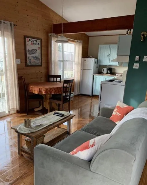 Living room in Whispering Waves Cottages