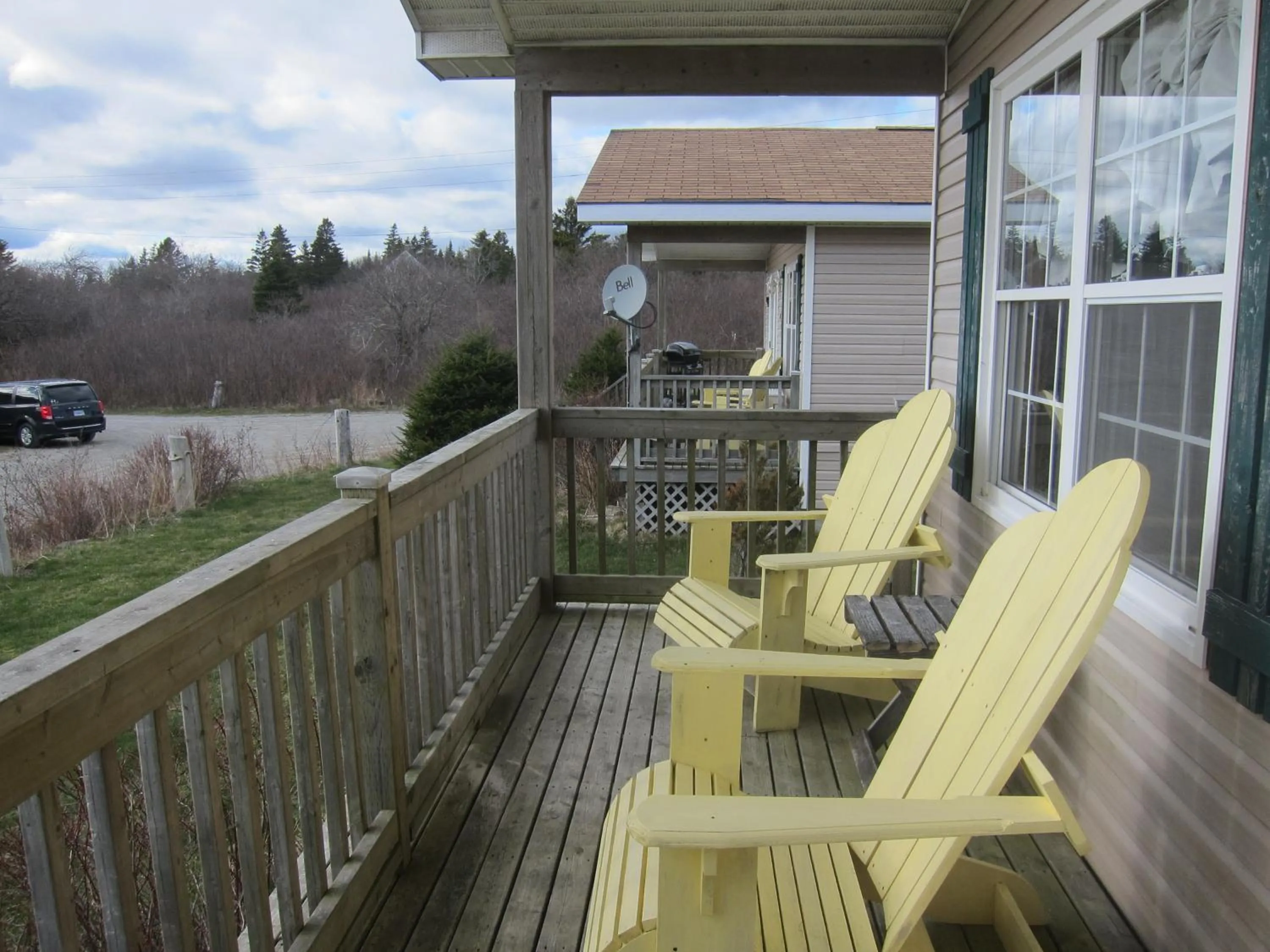 Balcony/Terrace in Whispering Waves Cottages
