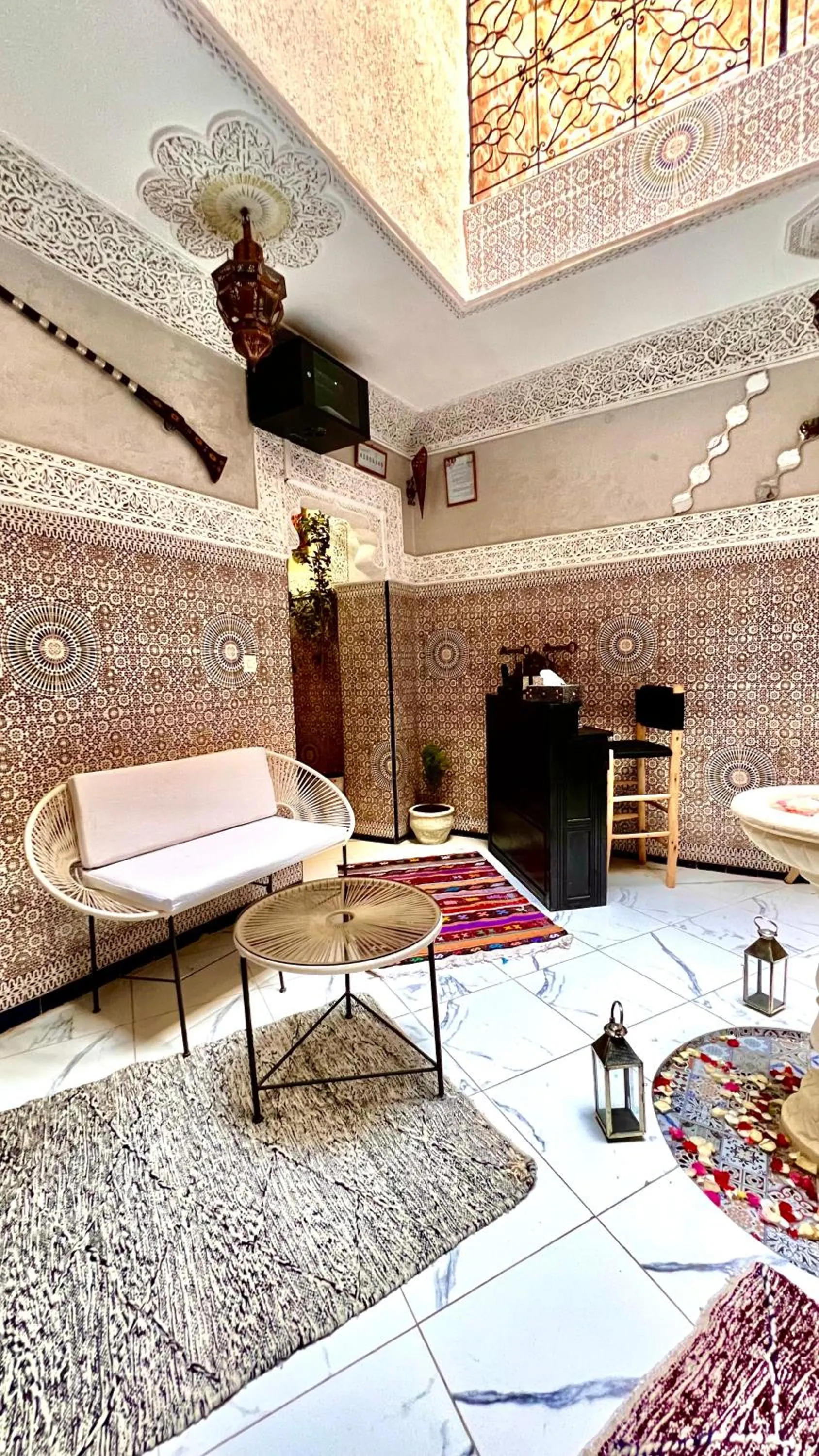 Seating area in Riad Hayat