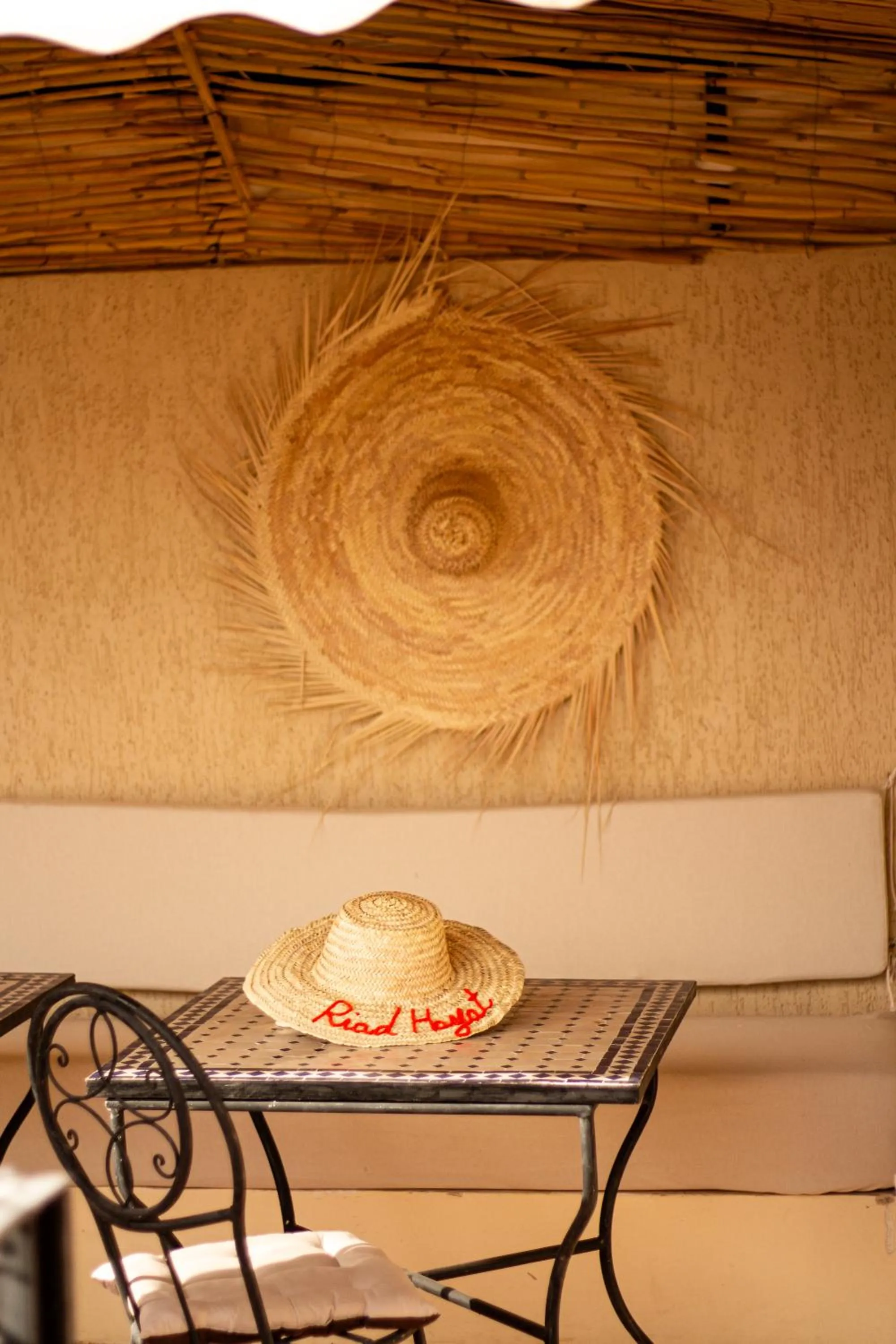 Dining area in Riad Hayat