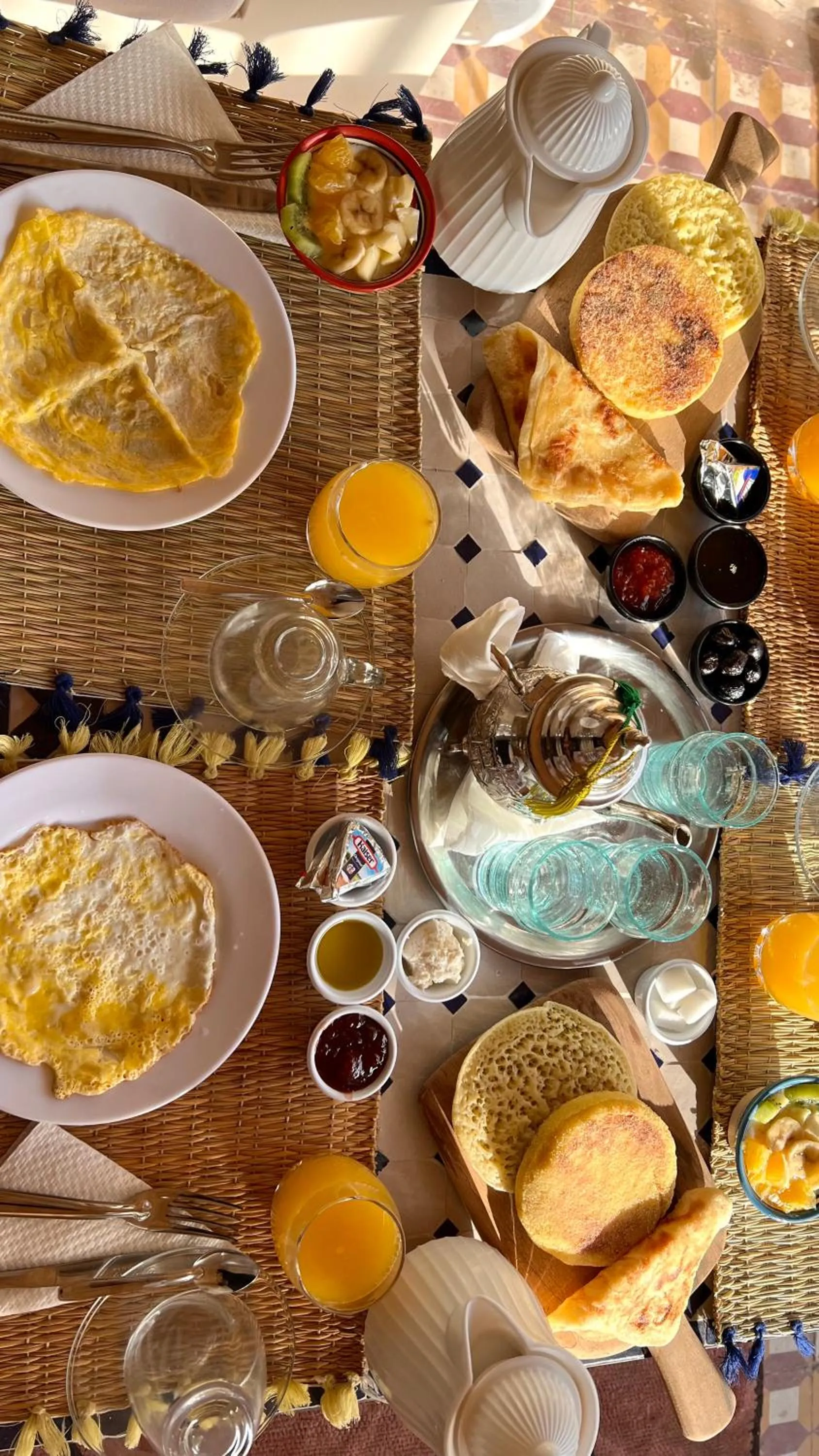 Breakfast in Riad Hayat