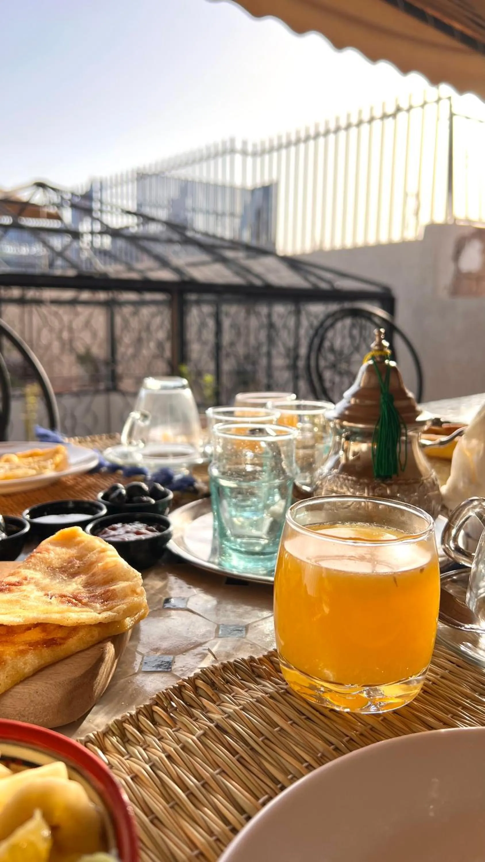 Balcony/Terrace in Riad Hayat