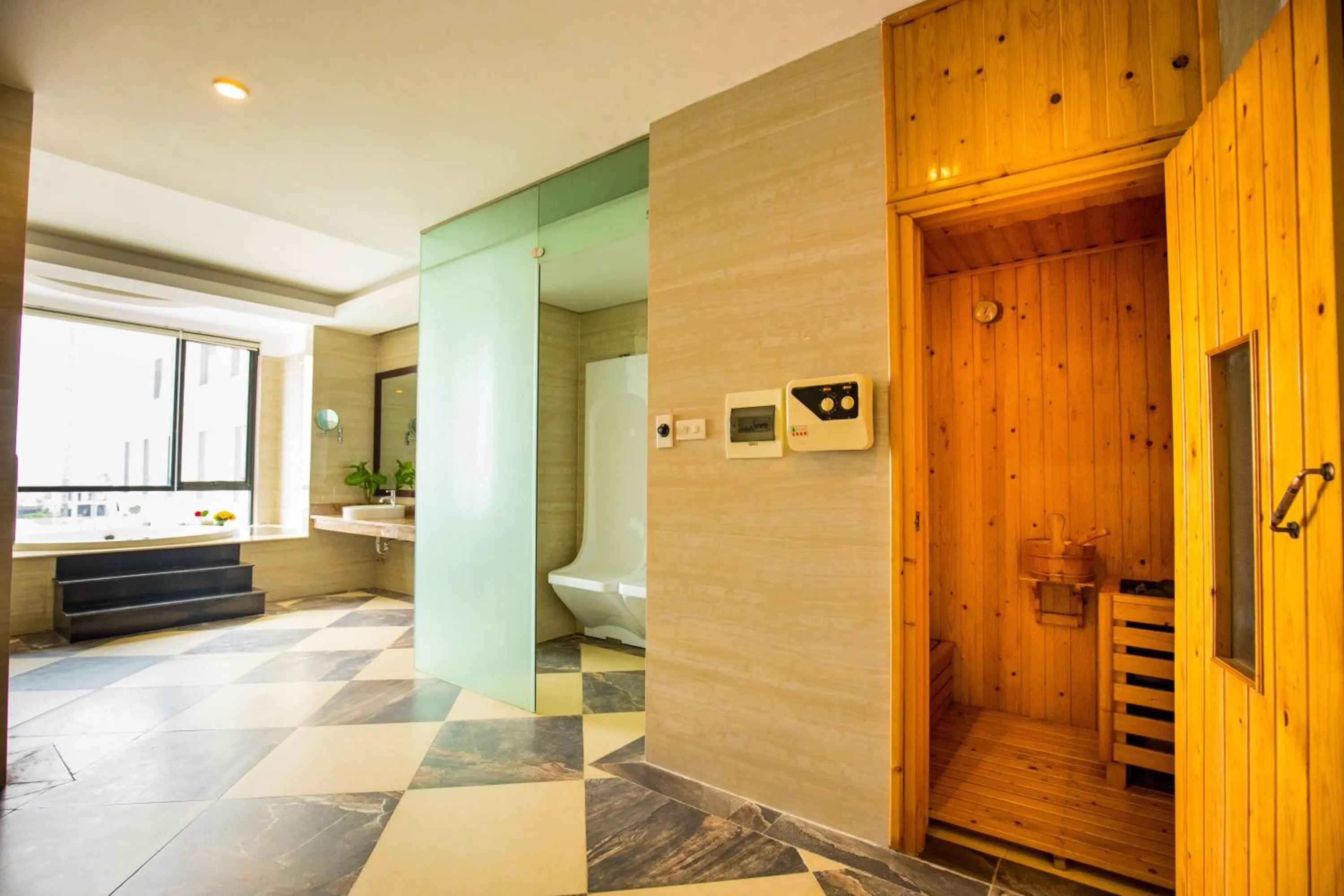 Steam room in Muong Thanh Holiday Quang Binh Hotel