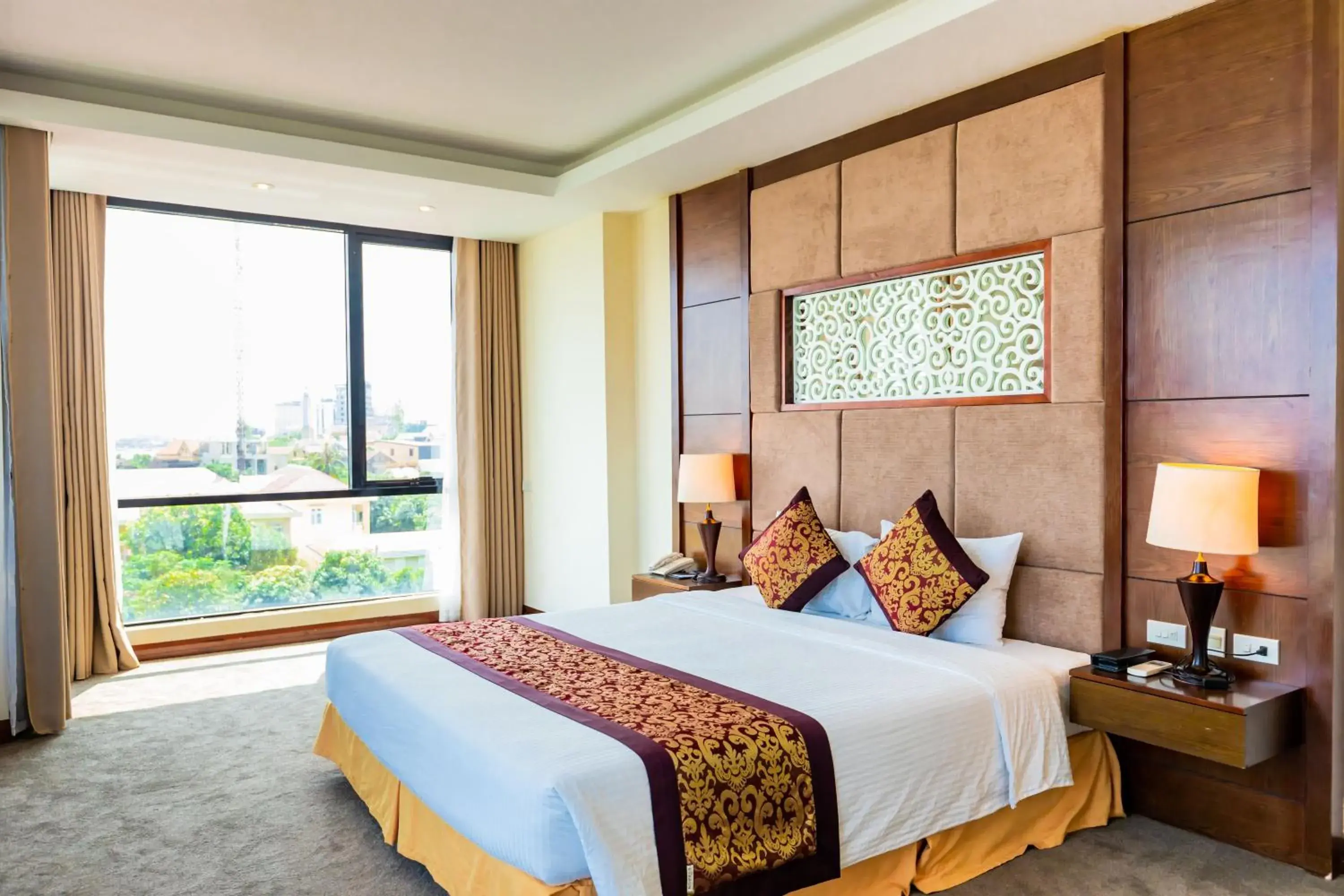 Bed in Muong Thanh Holiday Quang Binh Hotel Bed in Muong Thanh Holiday Quang Binh Hotel
