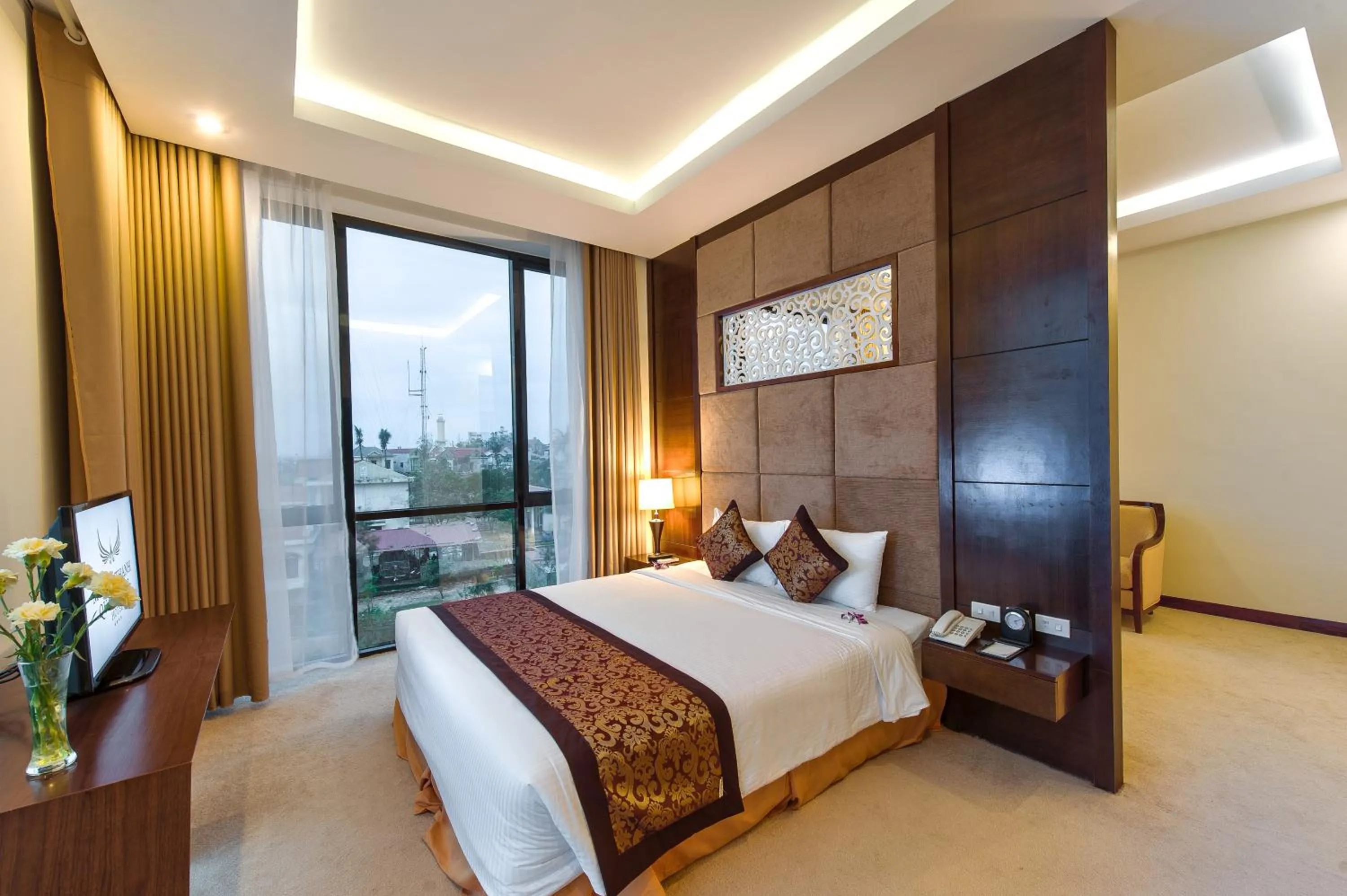 Bedroom, Bed in Muong Thanh Holiday Quang Binh Hotel