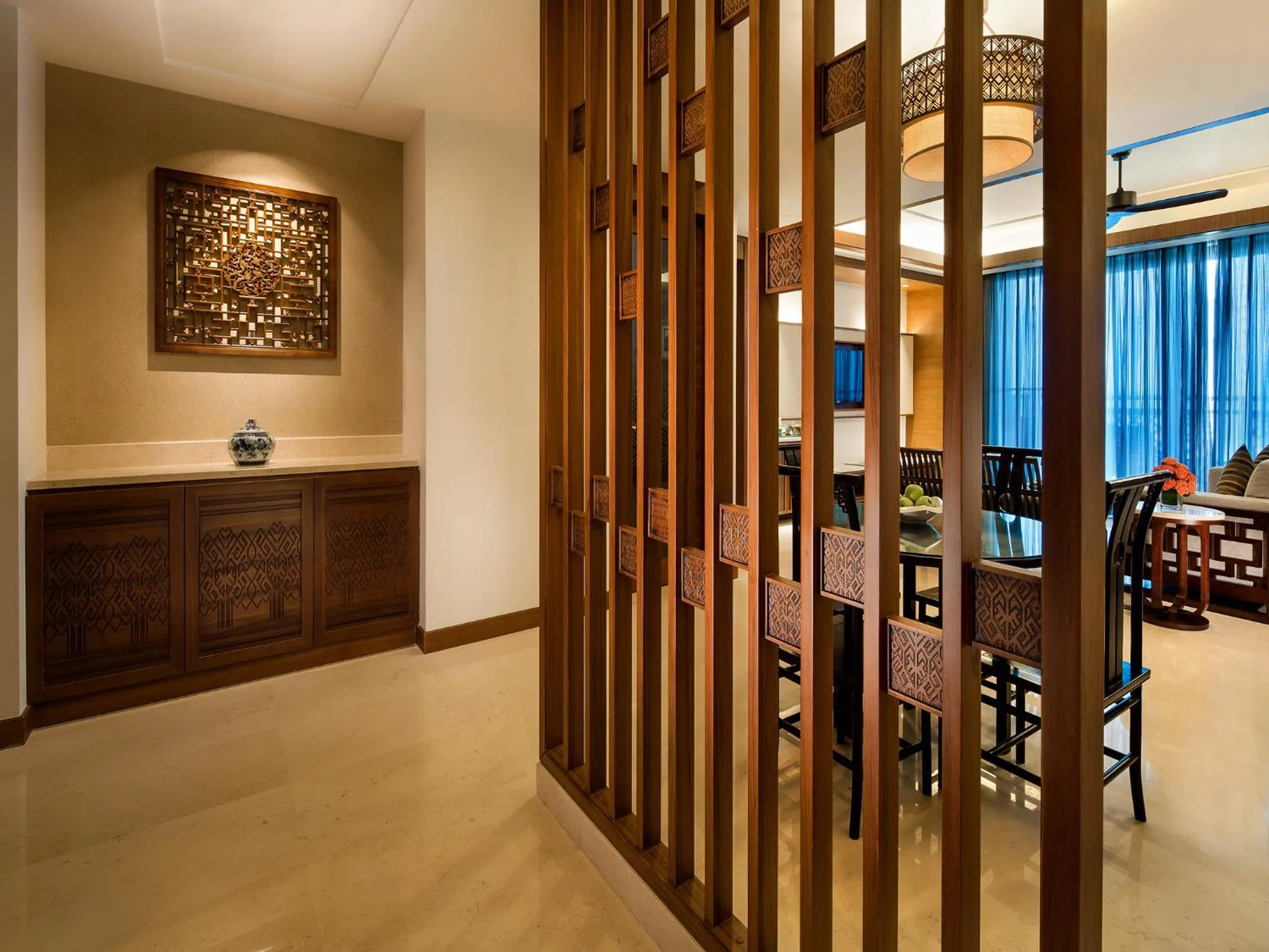 Decorative detail in HNTI·Narada Sanya Bay Resort