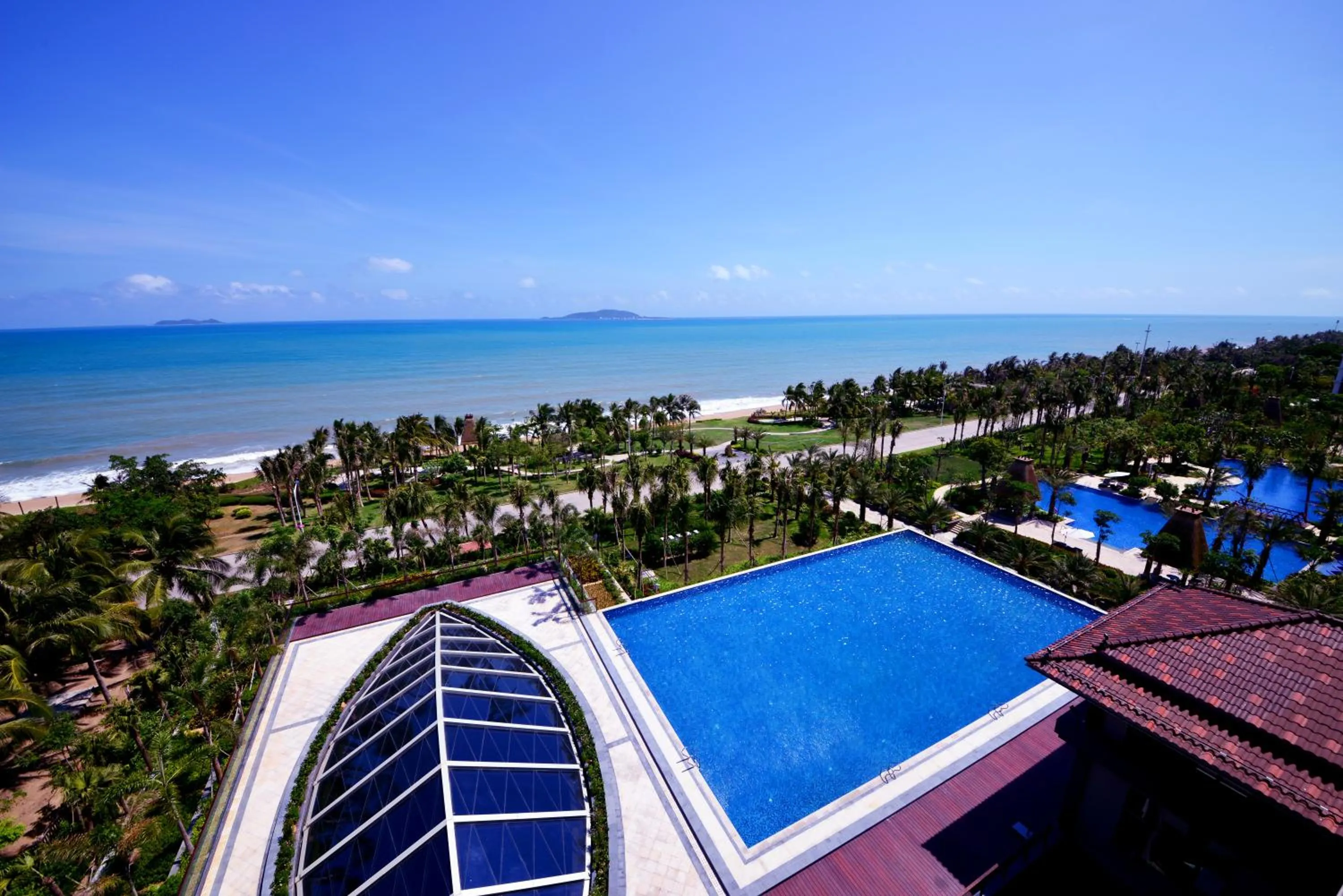 Bird's eye view in HNTI·Narada Sanya Bay Resort