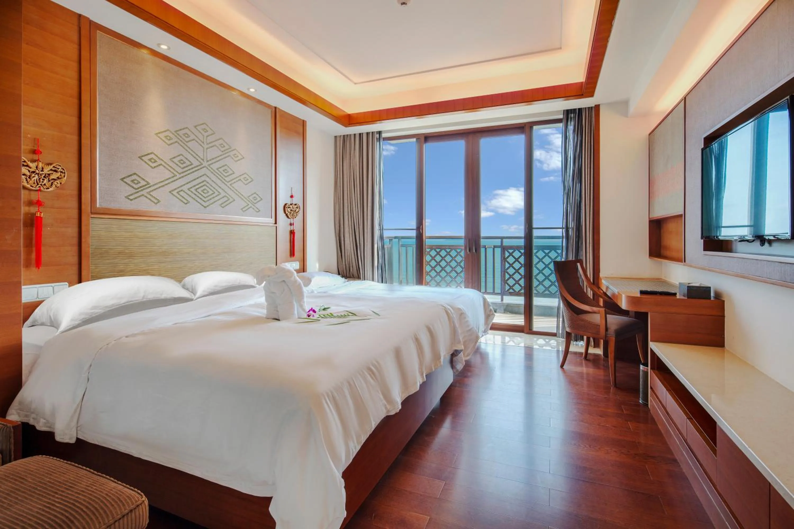 Bed in HNTI·Narada Sanya Bay Resort