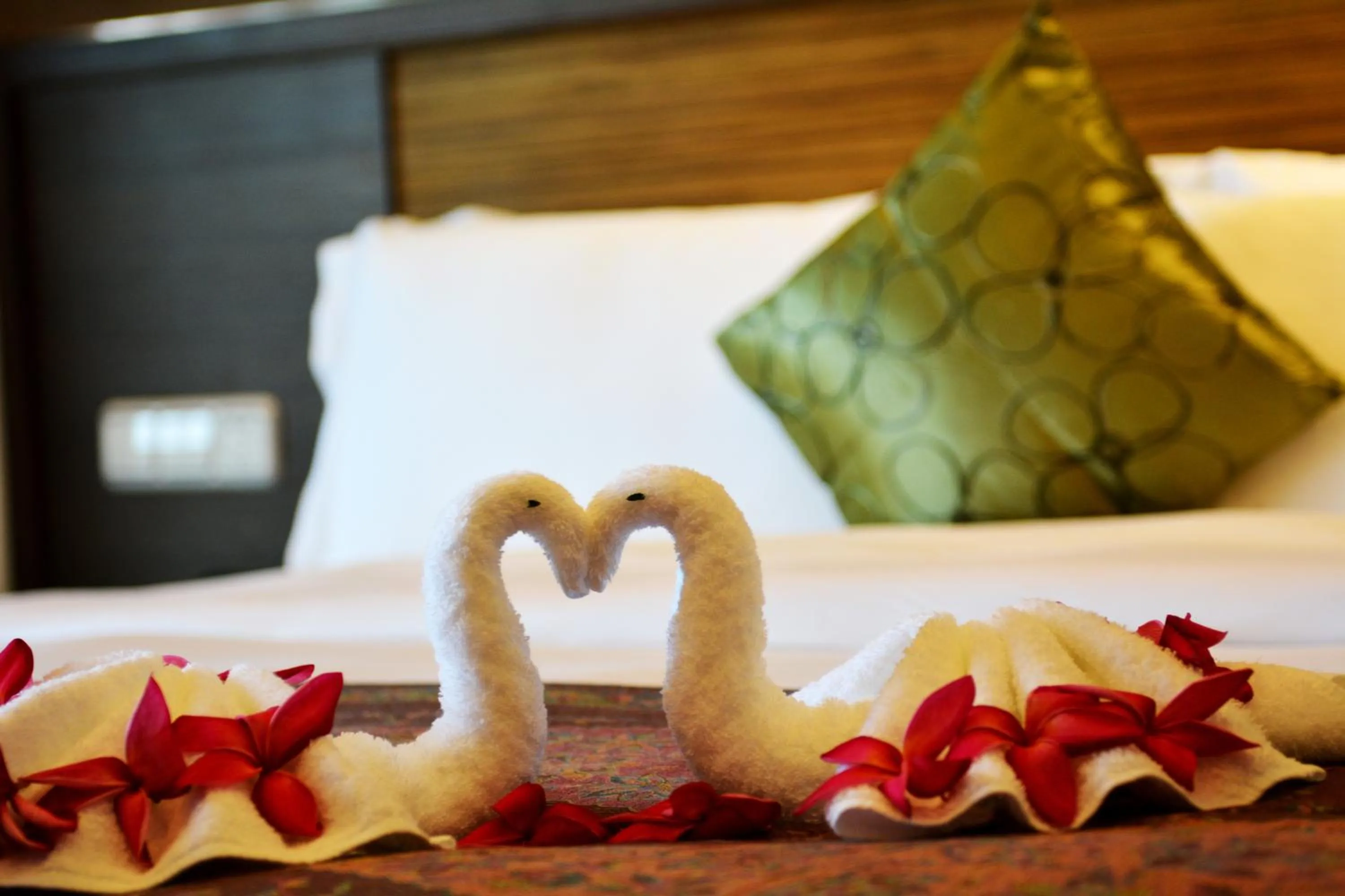Decorative detail, Bed in HNTI·Narada Sanya Bay Resort