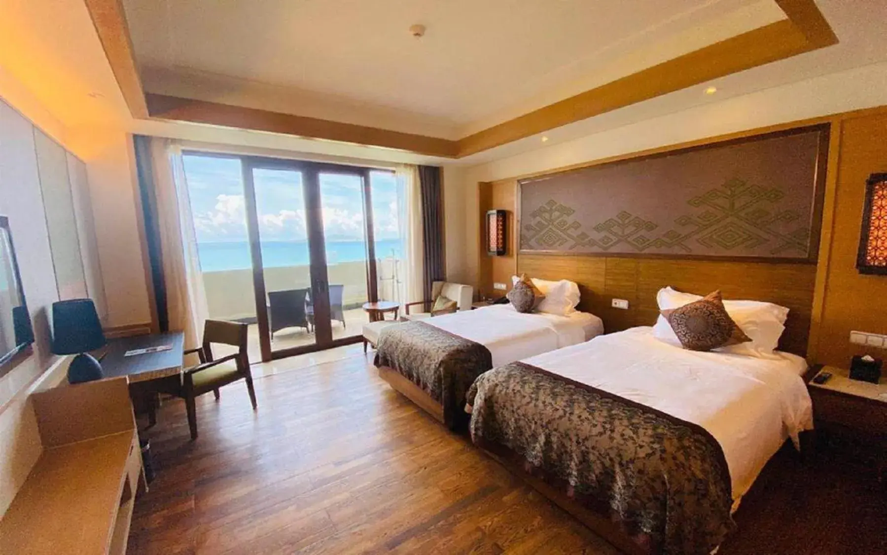 Bed in HNTI·Narada Sanya Bay Resort Bed in HNTI·Narada Sanya Bay Resort