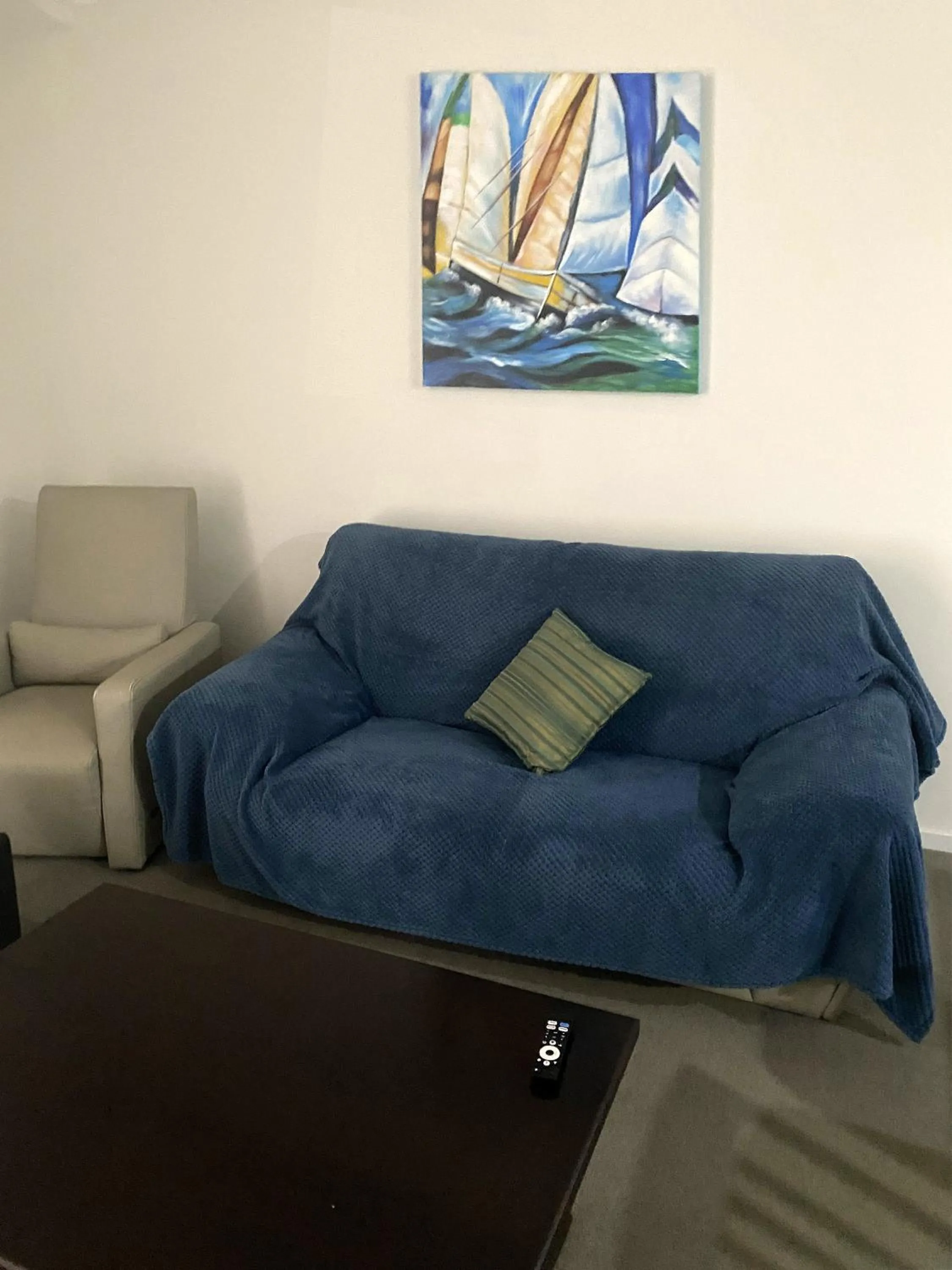 Living room in Curtis Central Apartments Official