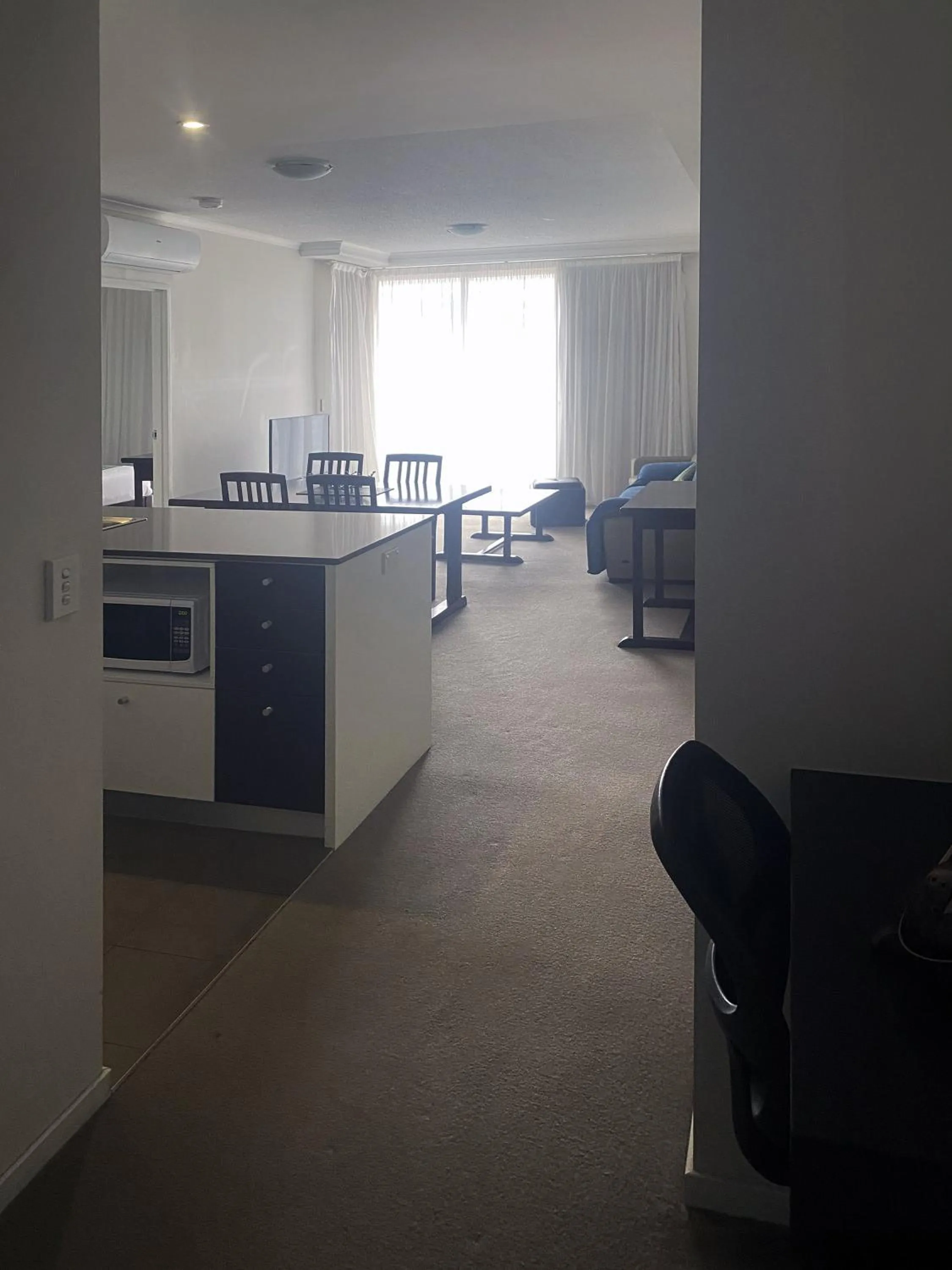 Living room in Curtis Central Apartments Official