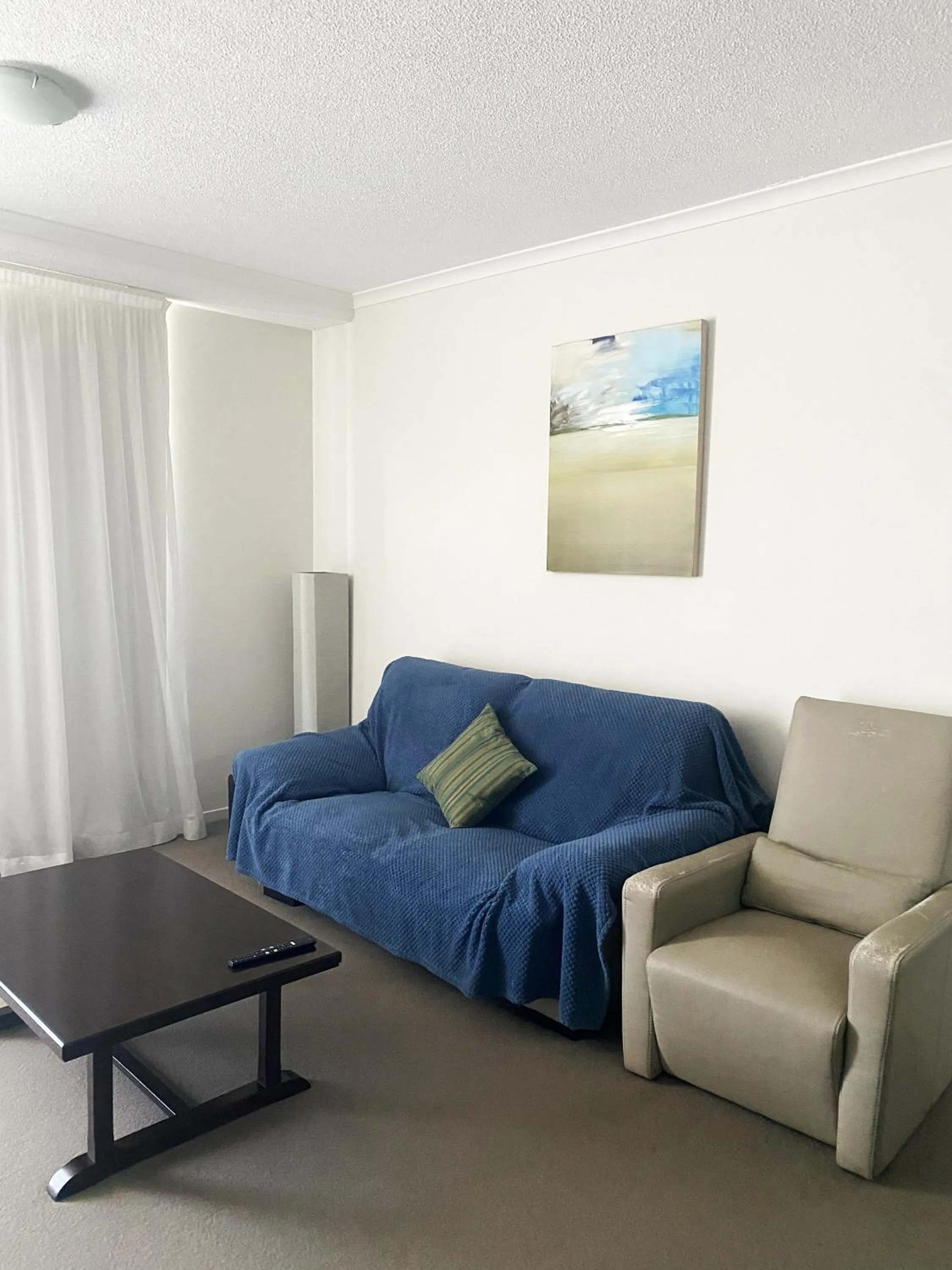 Living room in Curtis Central Apartments Official