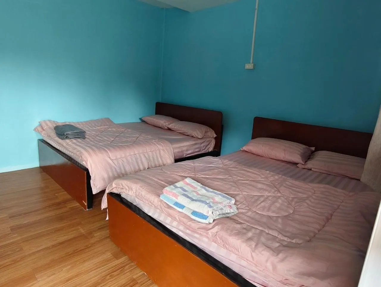 Bed in Inthanon Lao-Ju House