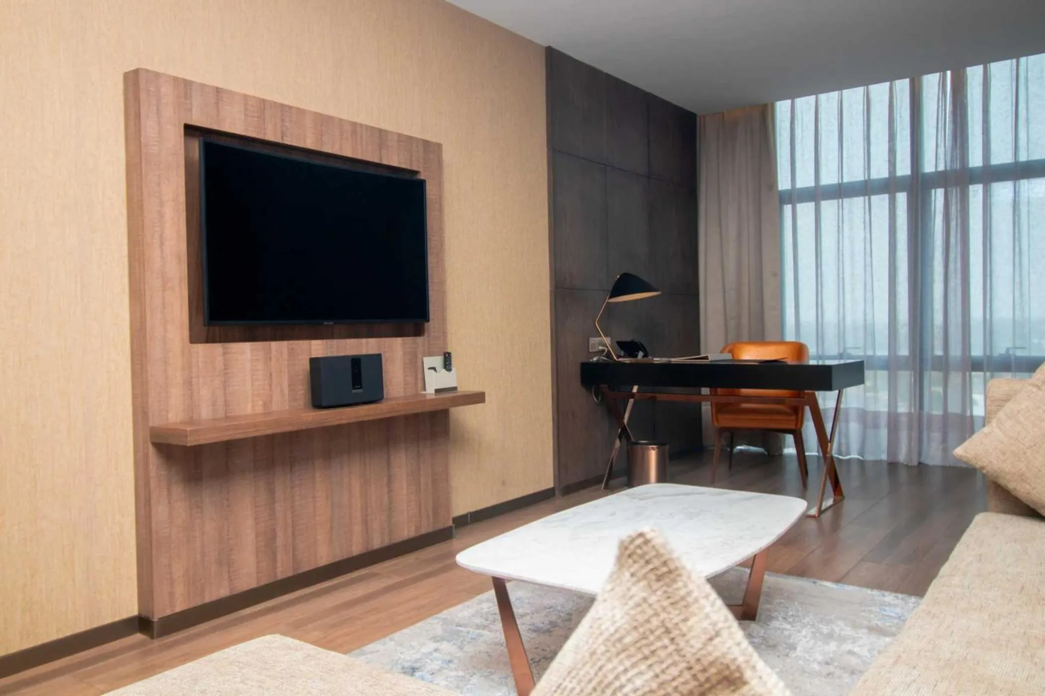 Seating area in CIKA GOLDEN HOTEL and SUITES