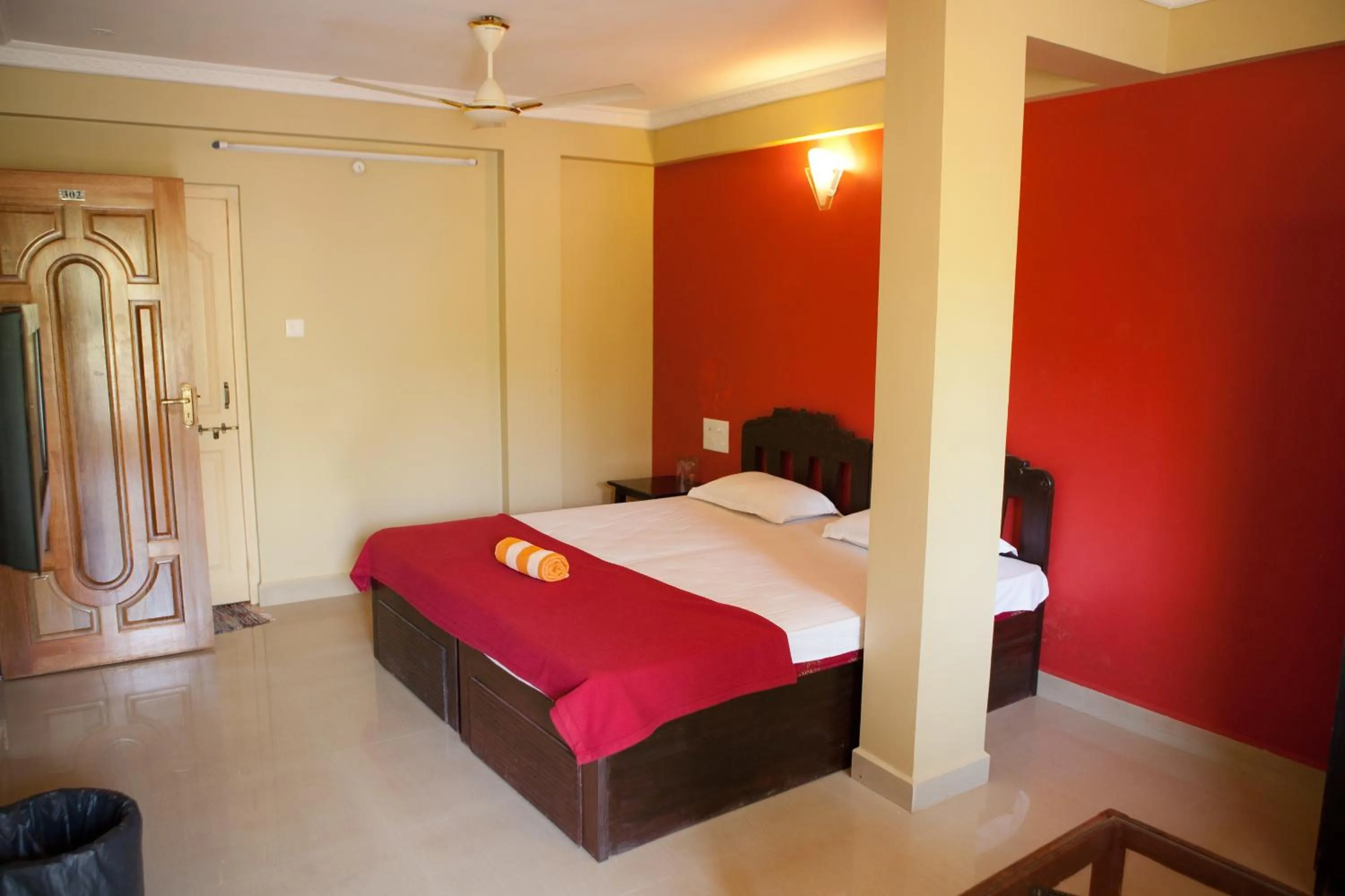 Bed in Roundcube Guest House