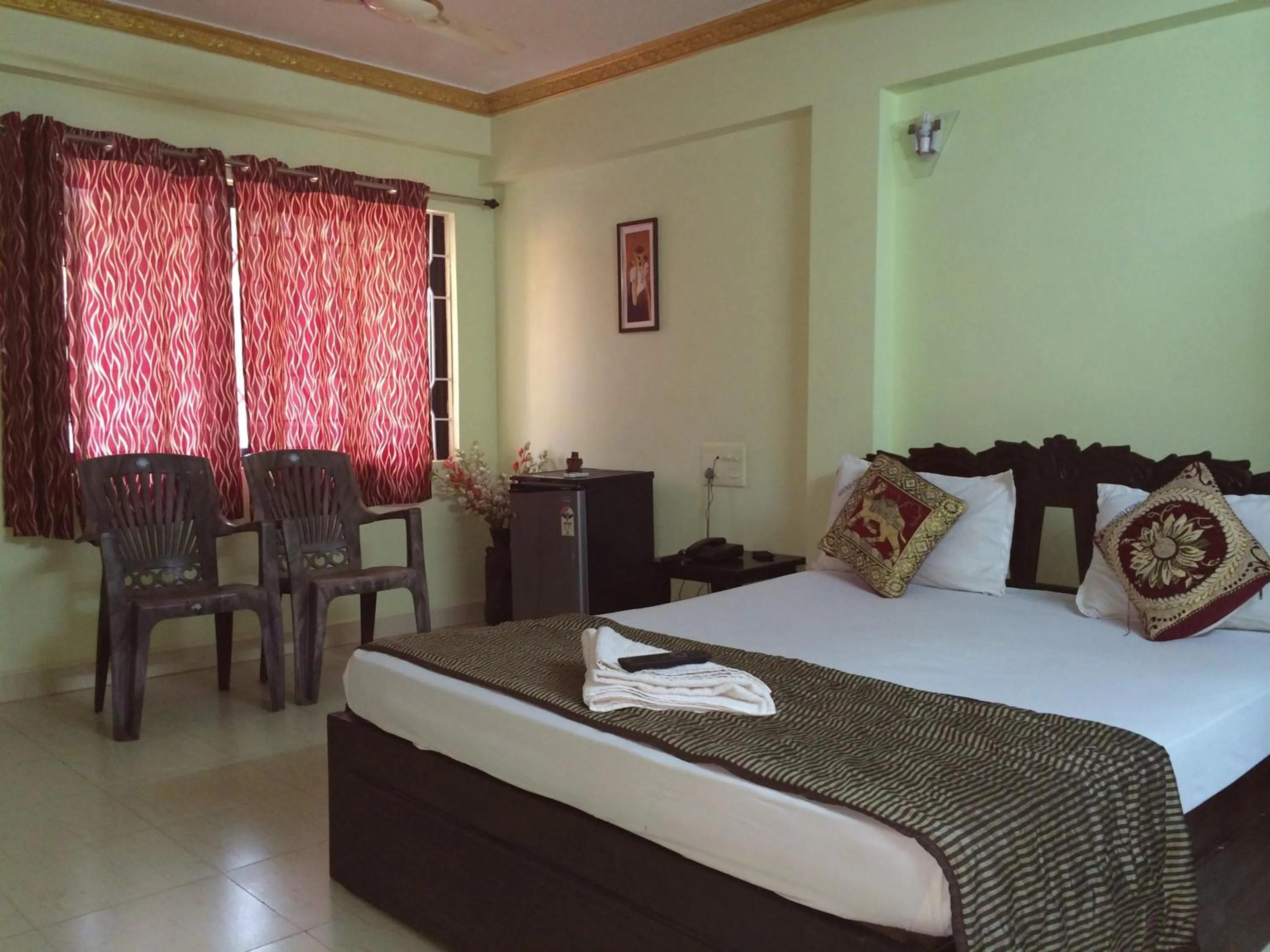 Bed in Roundcube Guest House