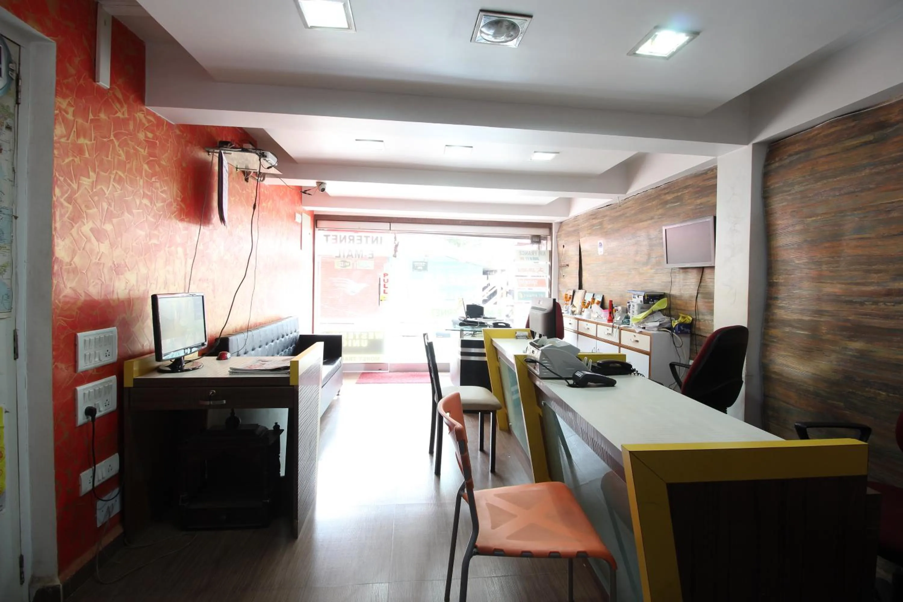 Seating area in Roundcube Guest House