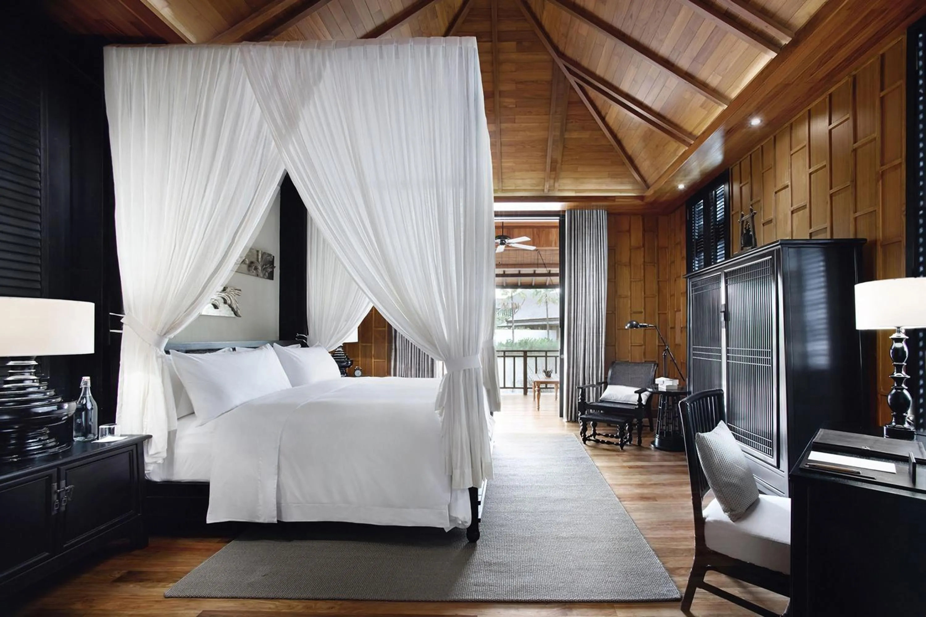 Balcony/Terrace, Bed in The Sanchaya