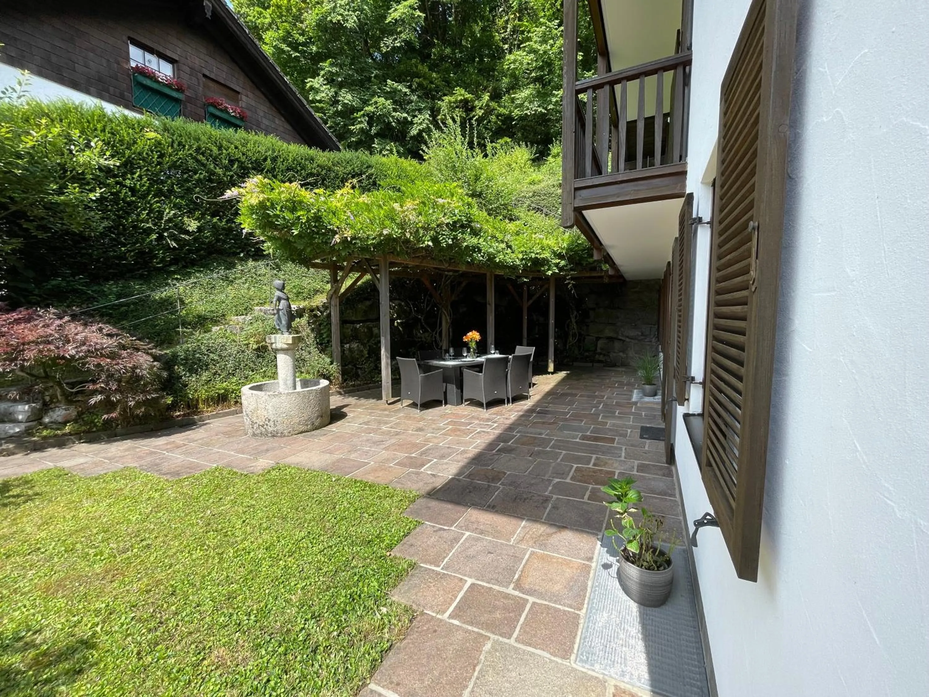 Garden in Ferienwohnung Bad Reichenhall (Nonn)