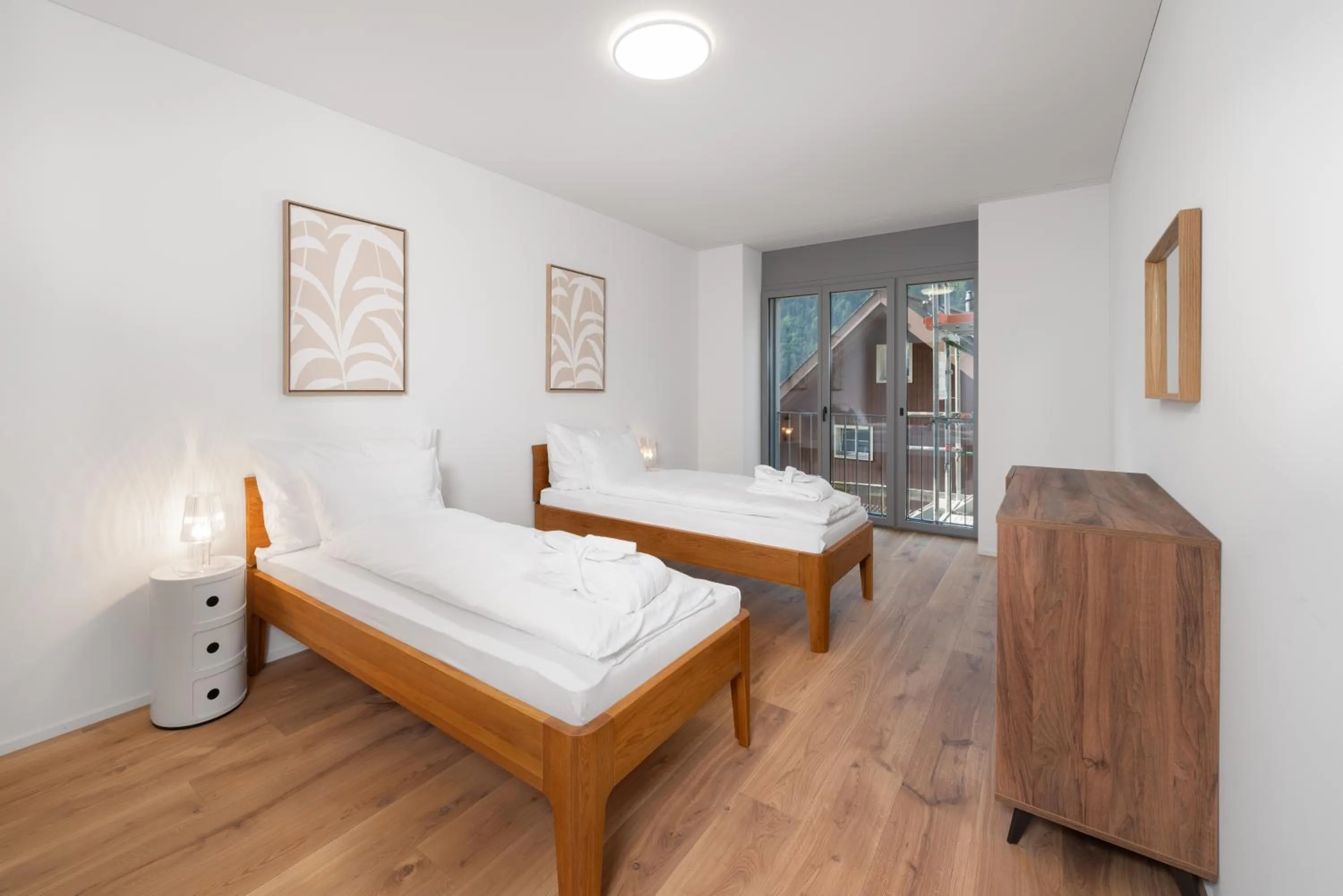 Bedroom in Swiss Hotel Apartments - Engelberg