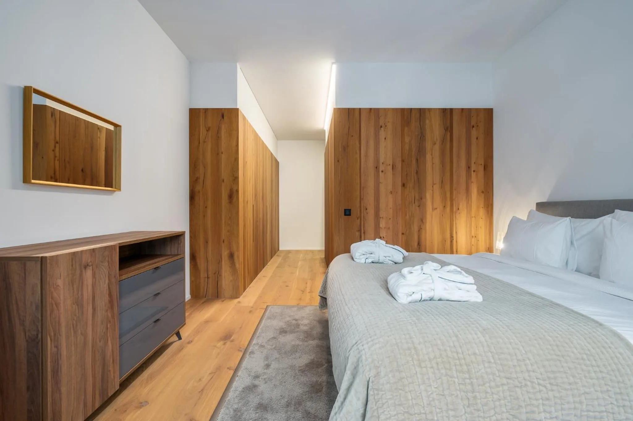 Bed in Swiss Hotel Apartments - Engelberg