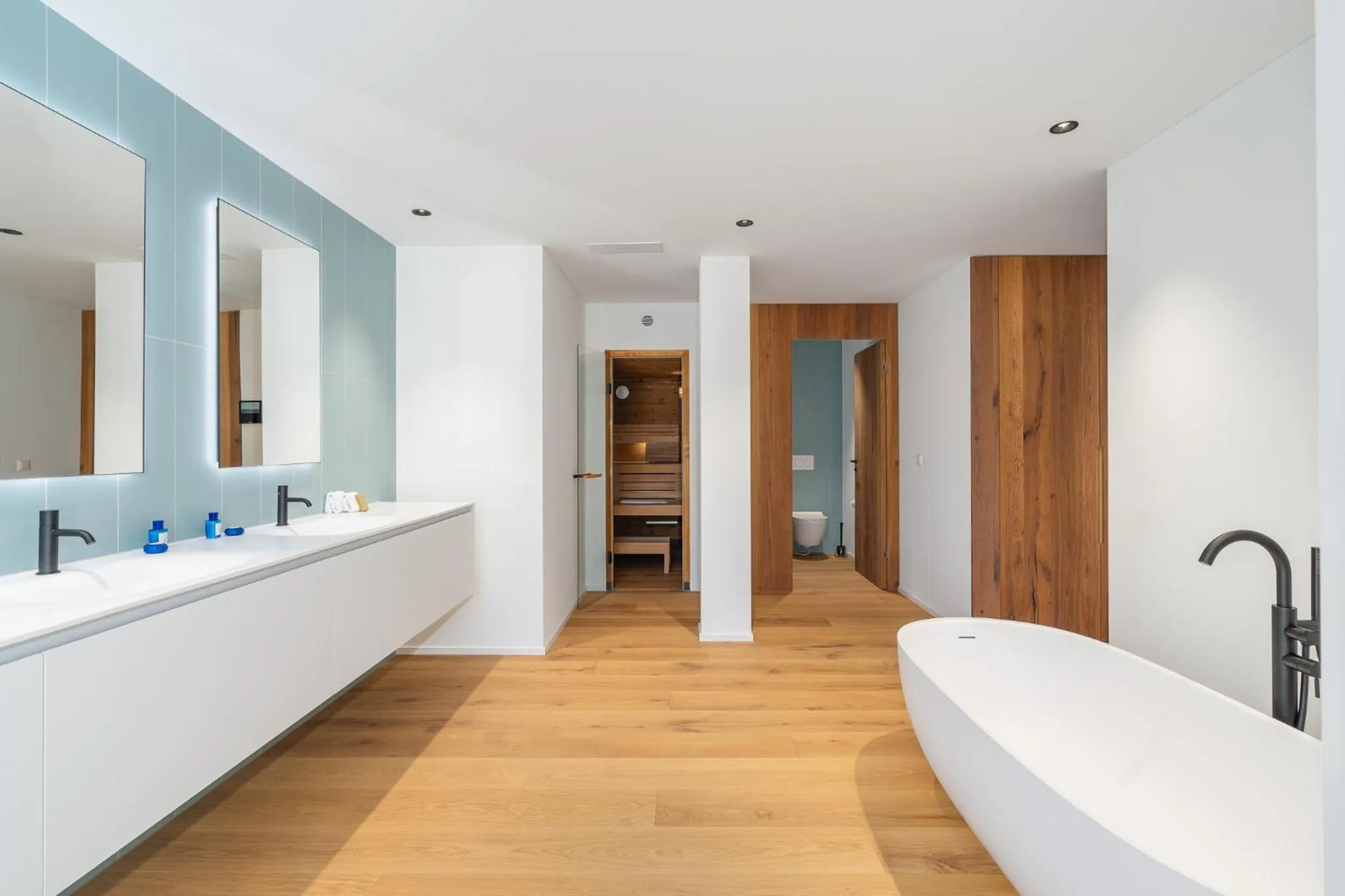 Bathroom in Swiss Hotel Apartments - Engelberg