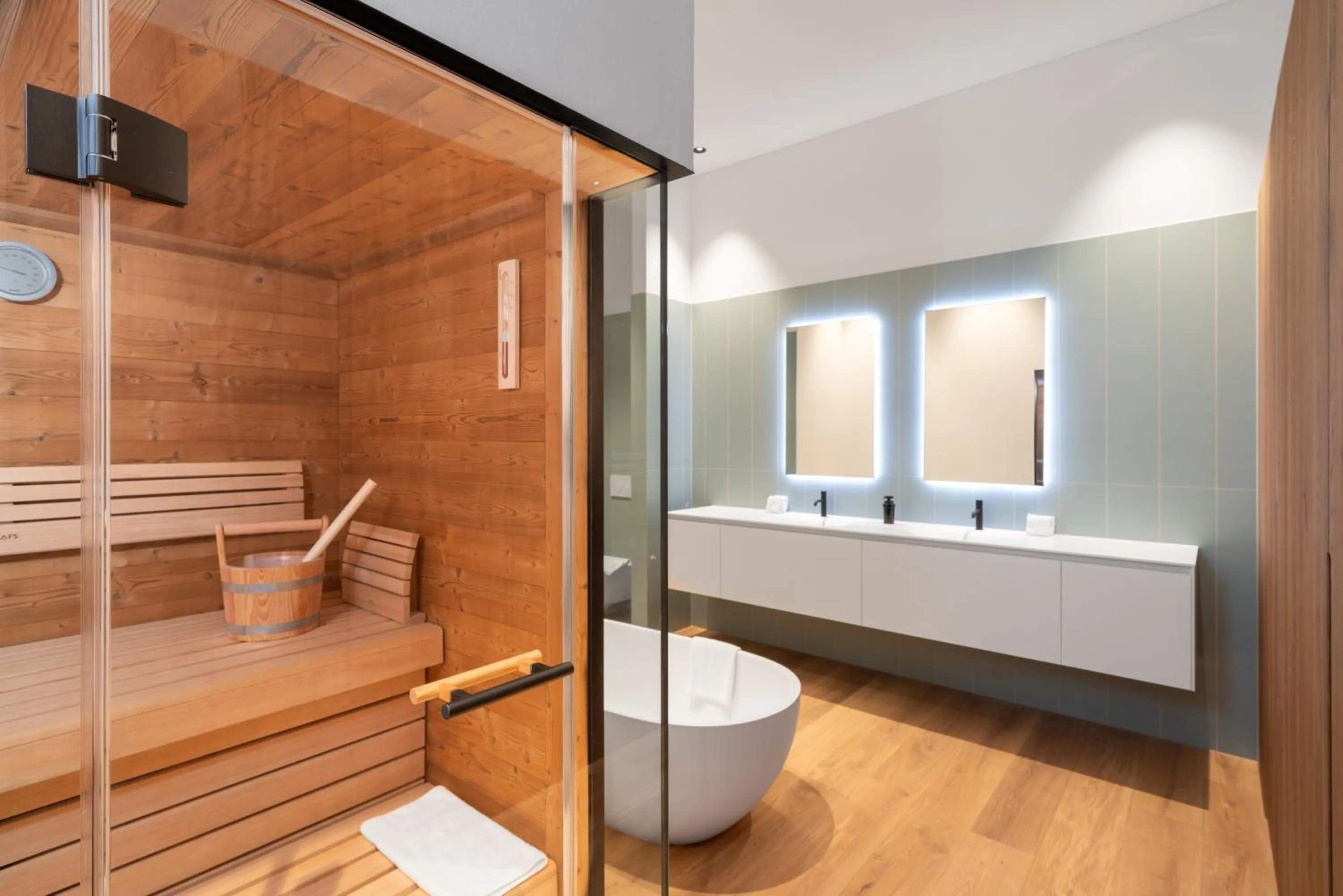 Toilet in Swiss Hotel Apartments - Engelberg