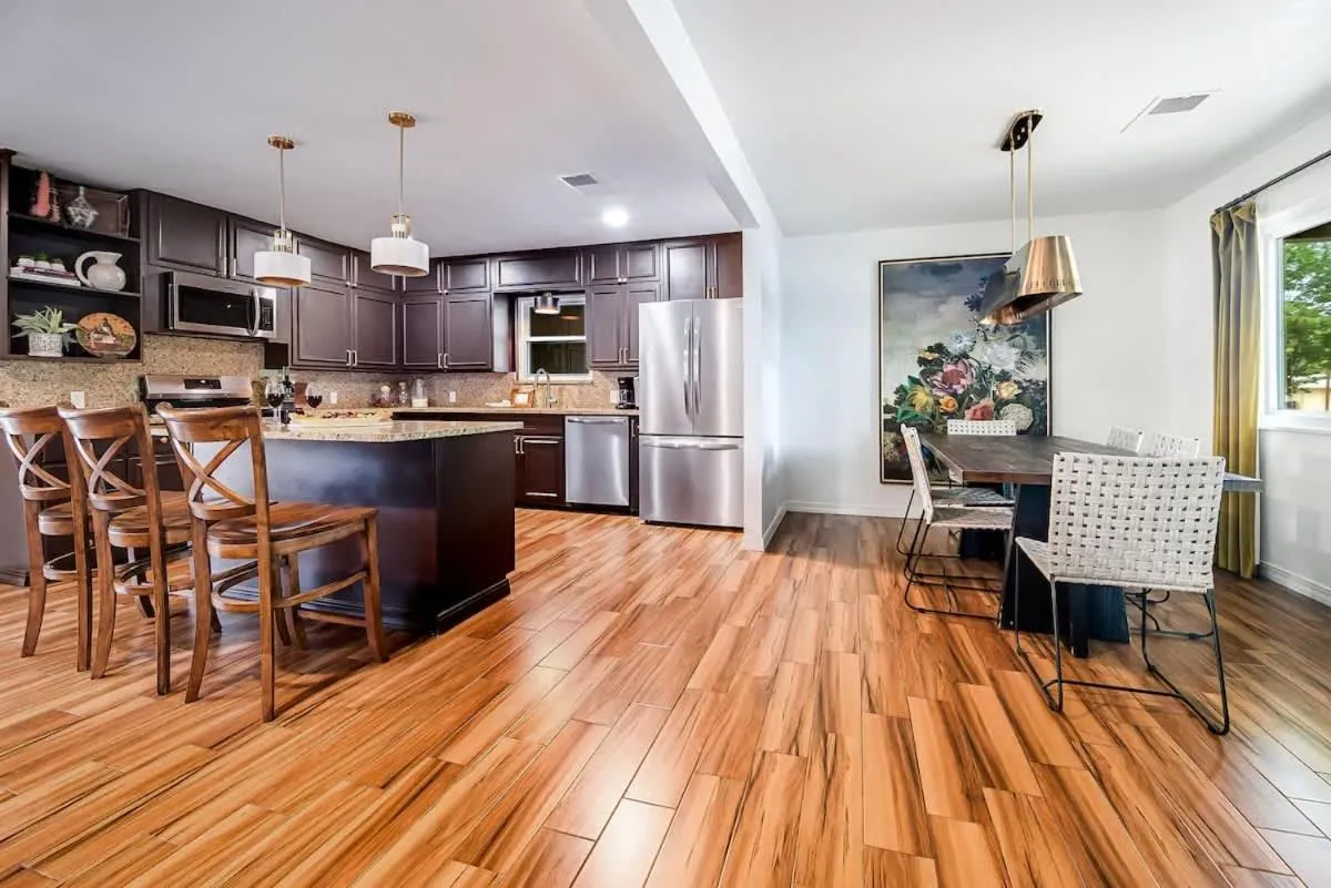 Kitchen or kitchenette in Backyard Oasis w/Pool, Hot-Tub, Grill & Fire Pit!