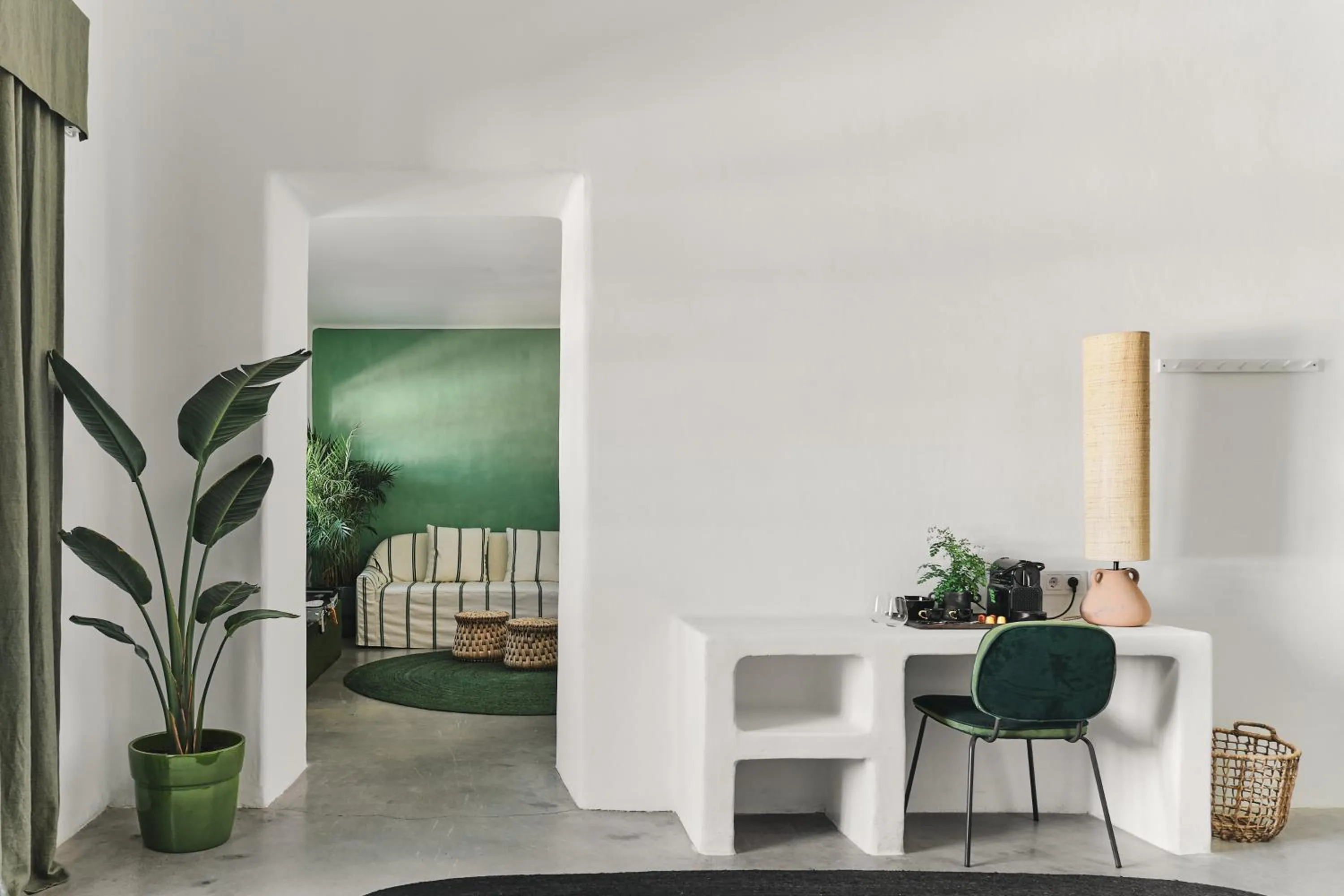 Living room, Bed in César Lanzarote Luxury Boutique Hotel - Adults Only