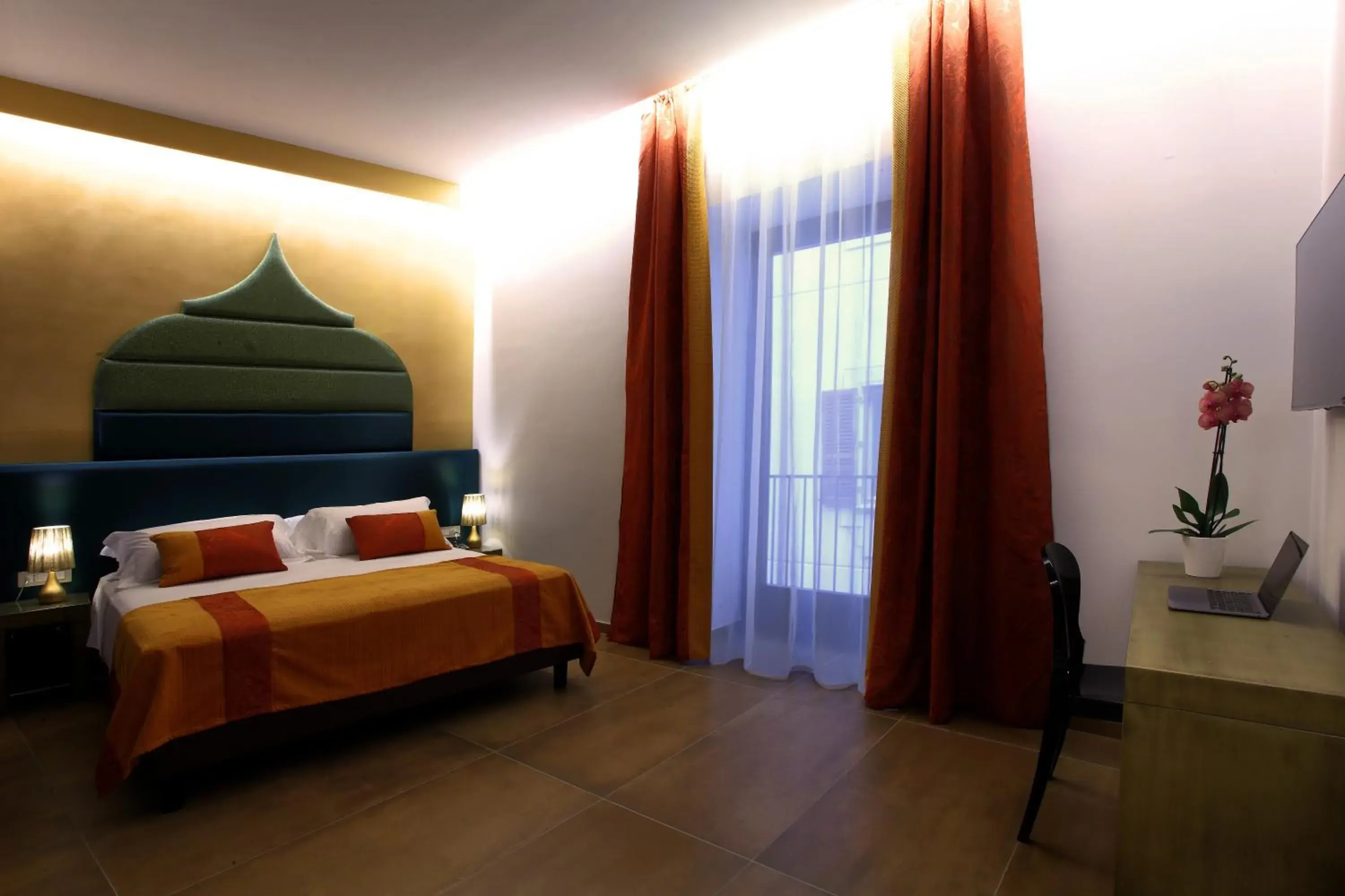 Bed in Palazzo Cartari Bed in Palazzo Cartari