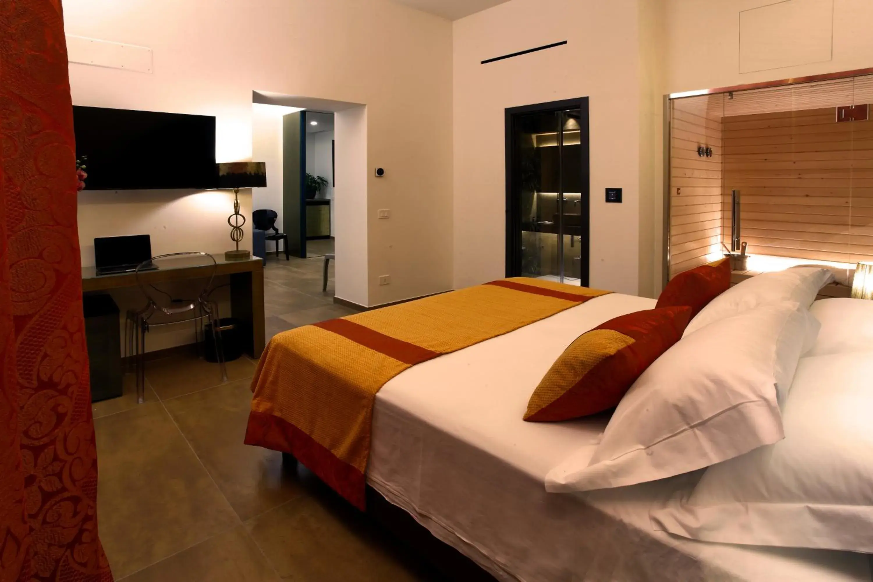 Bed in Palazzo Cartari Bed in Palazzo Cartari