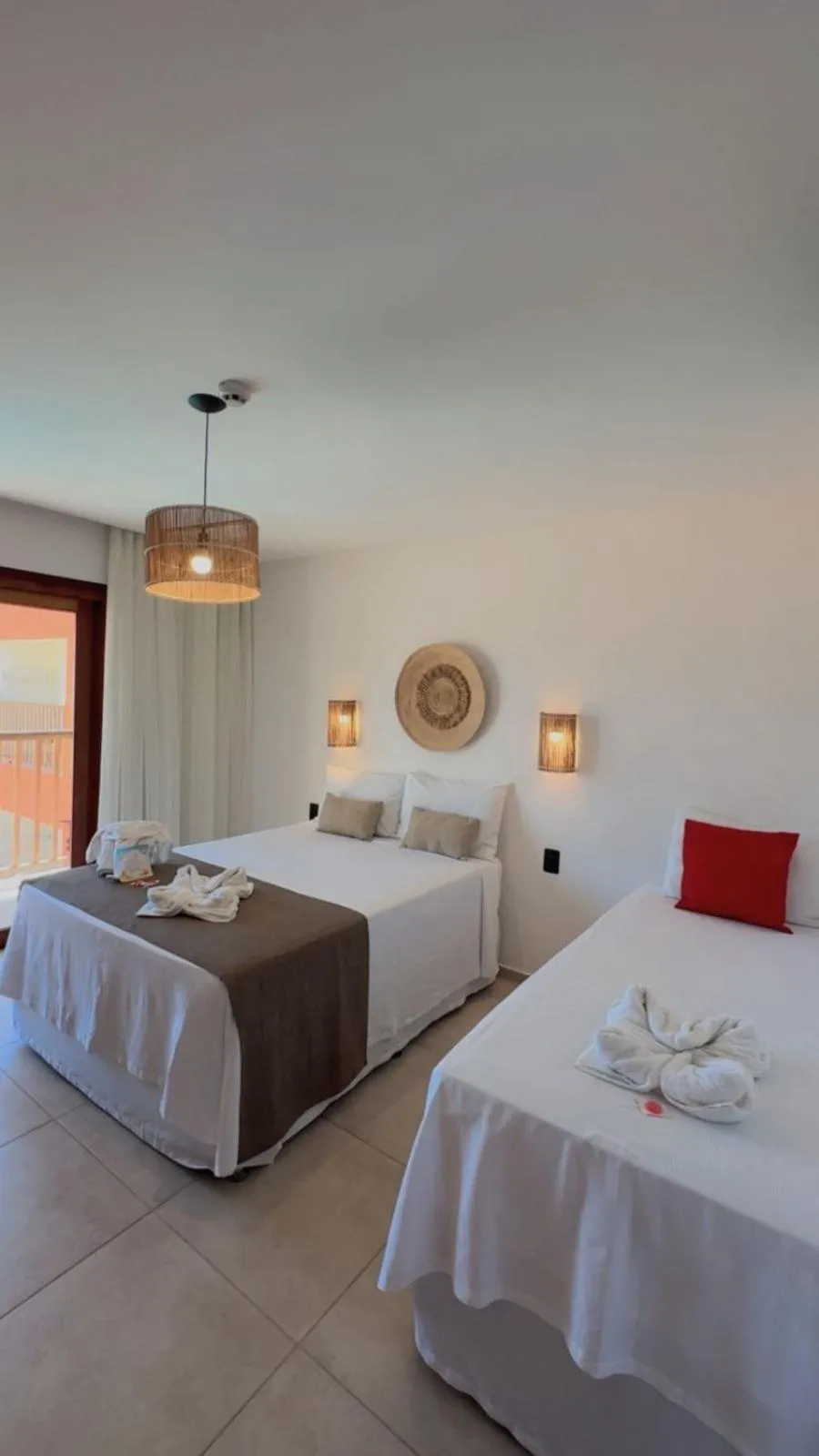 Bed in Pousada Deu Praia Maragogi