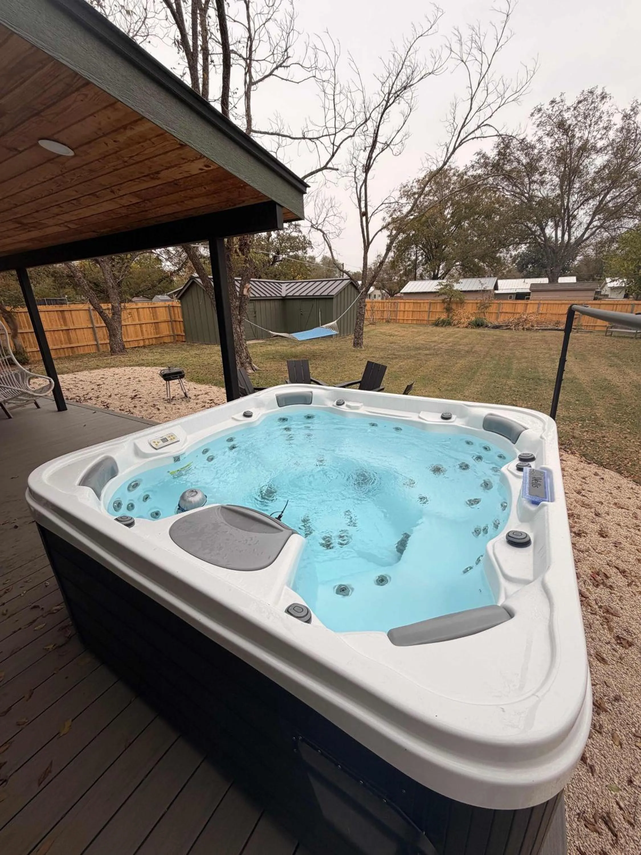 Swimming pool in Koselig Hus with Cowboy Pool & Outdoor Shower