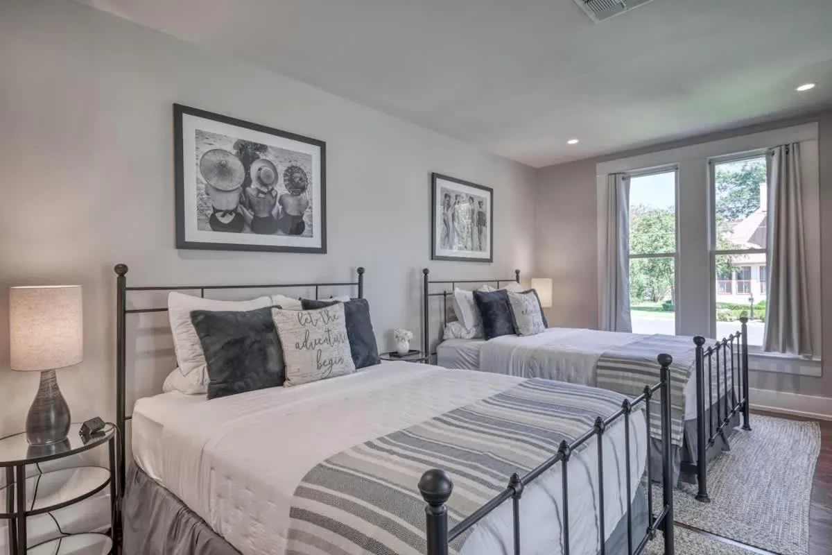 Bed in Modern Luxurious Home with game room