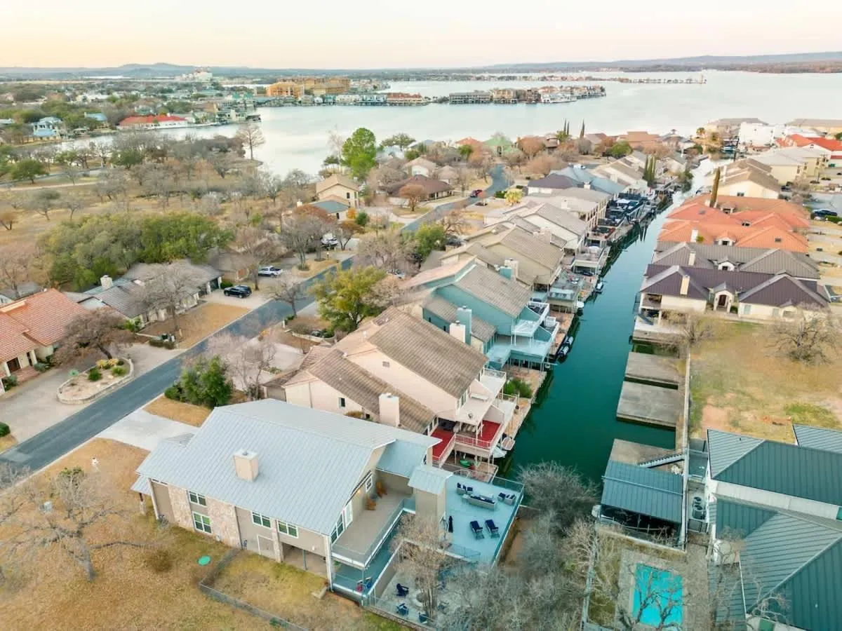 Property building in Luxury on Lake LBJ with Hot Tub Firepit & Boat Slip