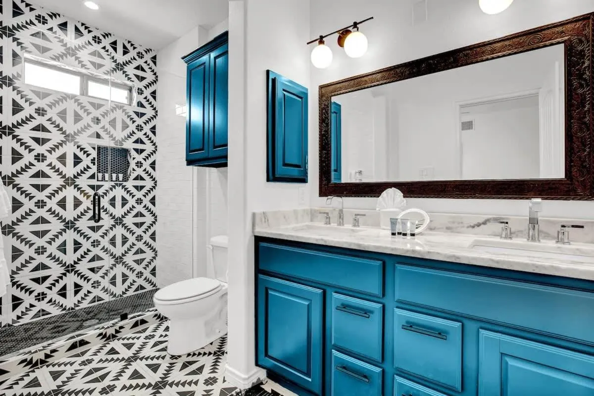 Toilet in Luxury Modern Home with Hot tub Deck & Firepit!