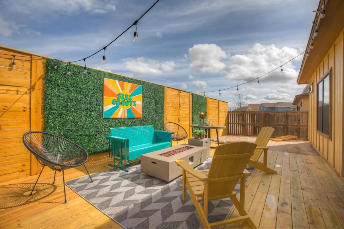 Property building in Luxury Modern Home with Hot tub Deck & Firepit!