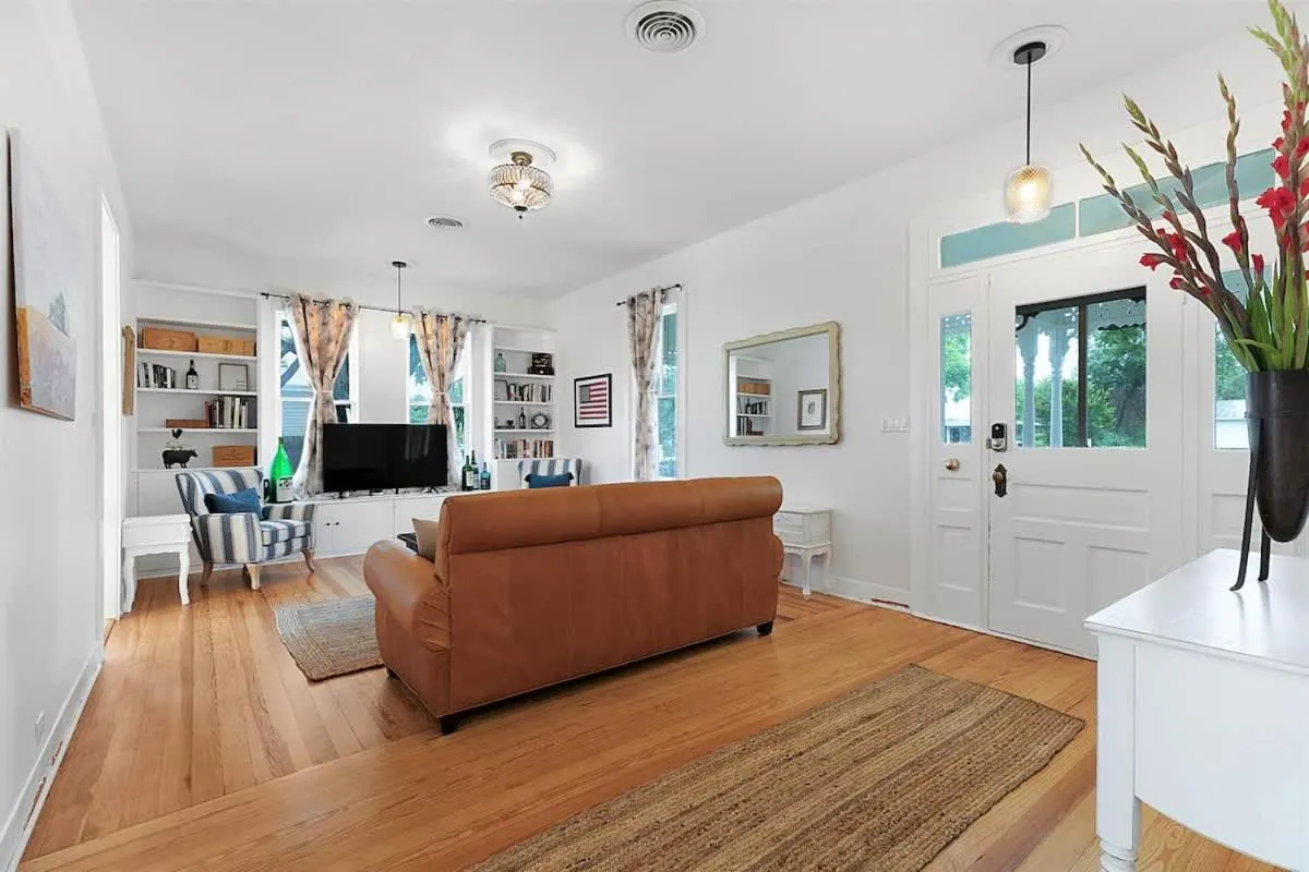 TV and multimedia in Stunning Home with Hot Tub & Grill Just 2 Blks from Main St!