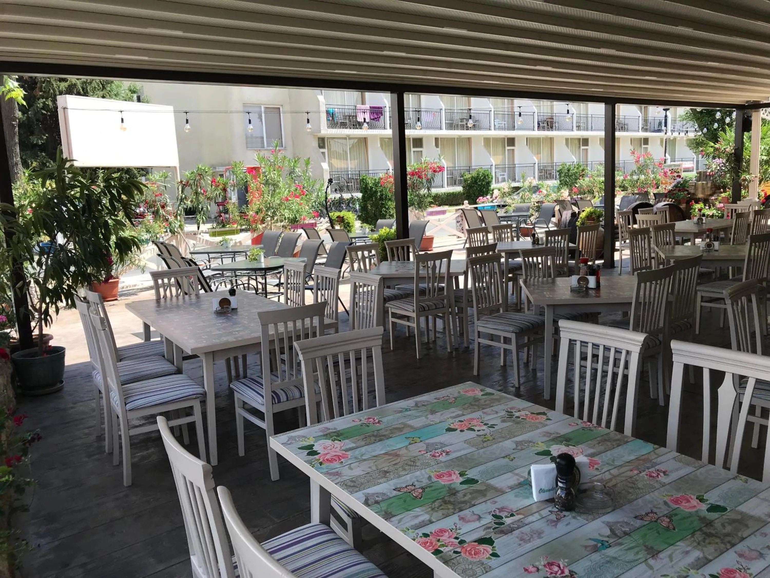 Restaurant/places to eat in Oleander House and Tennis Club