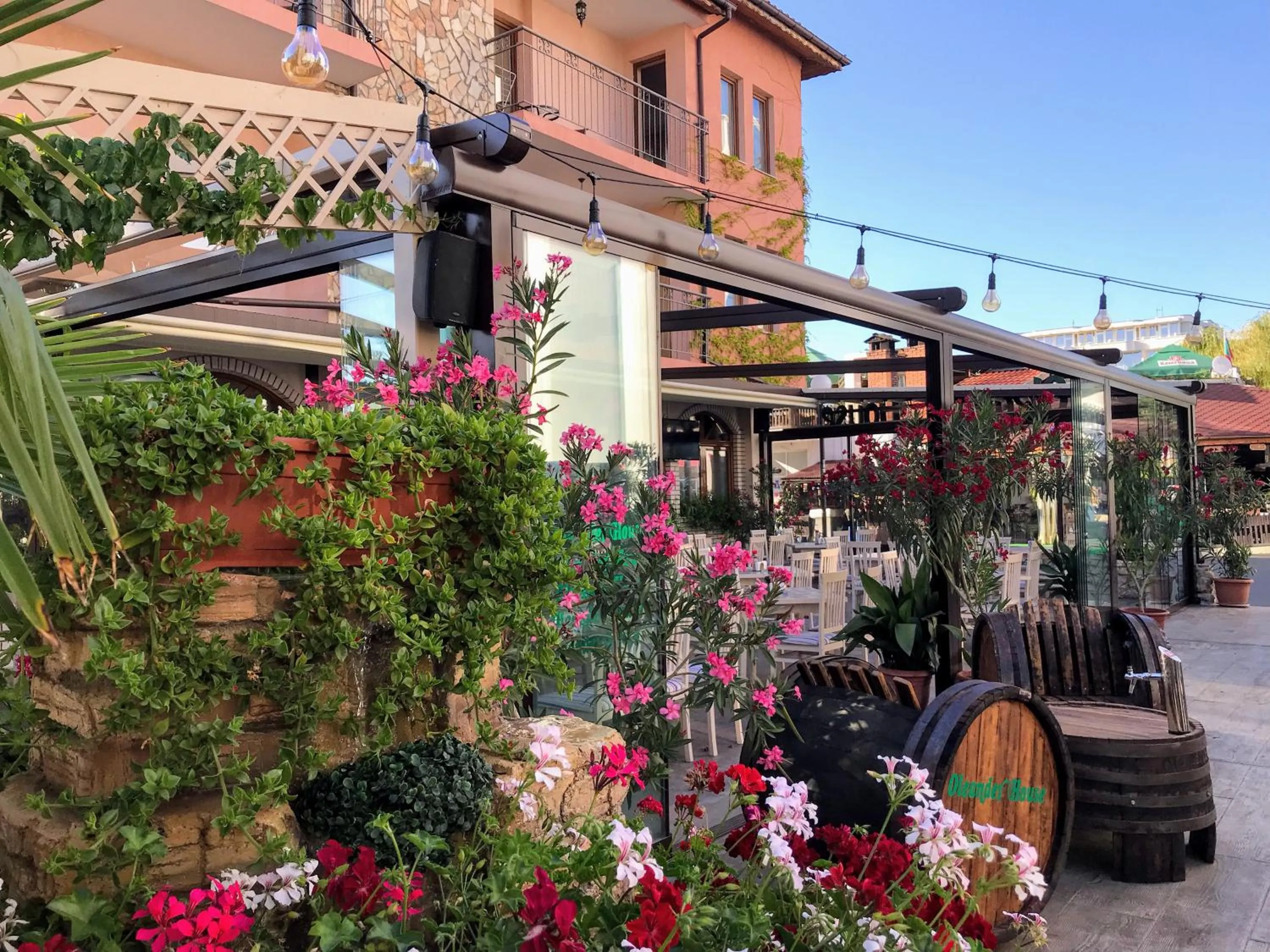 Restaurant/places to eat in Oleander House and Tennis Club