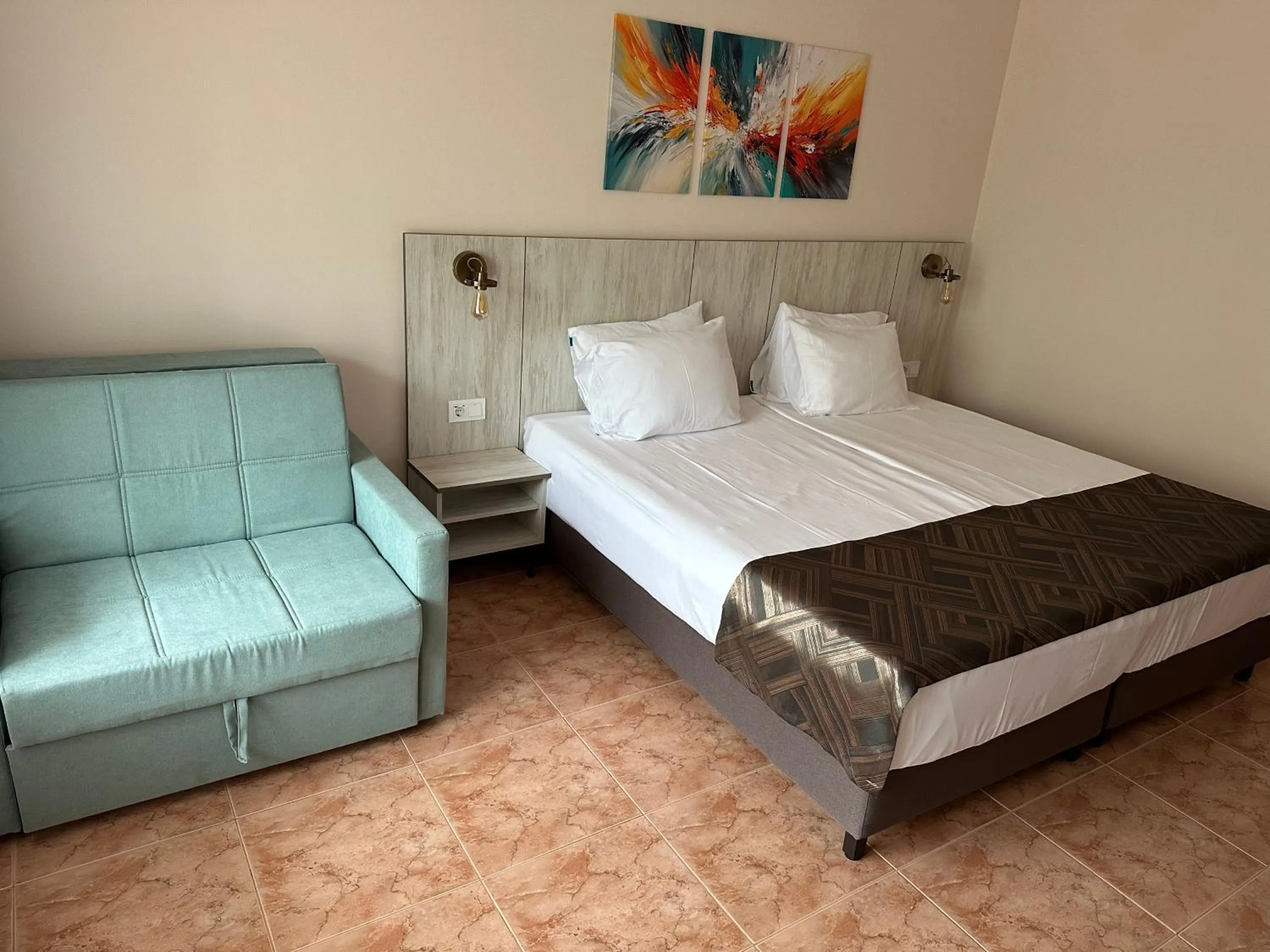 Bed in Oleander House and Tennis Club